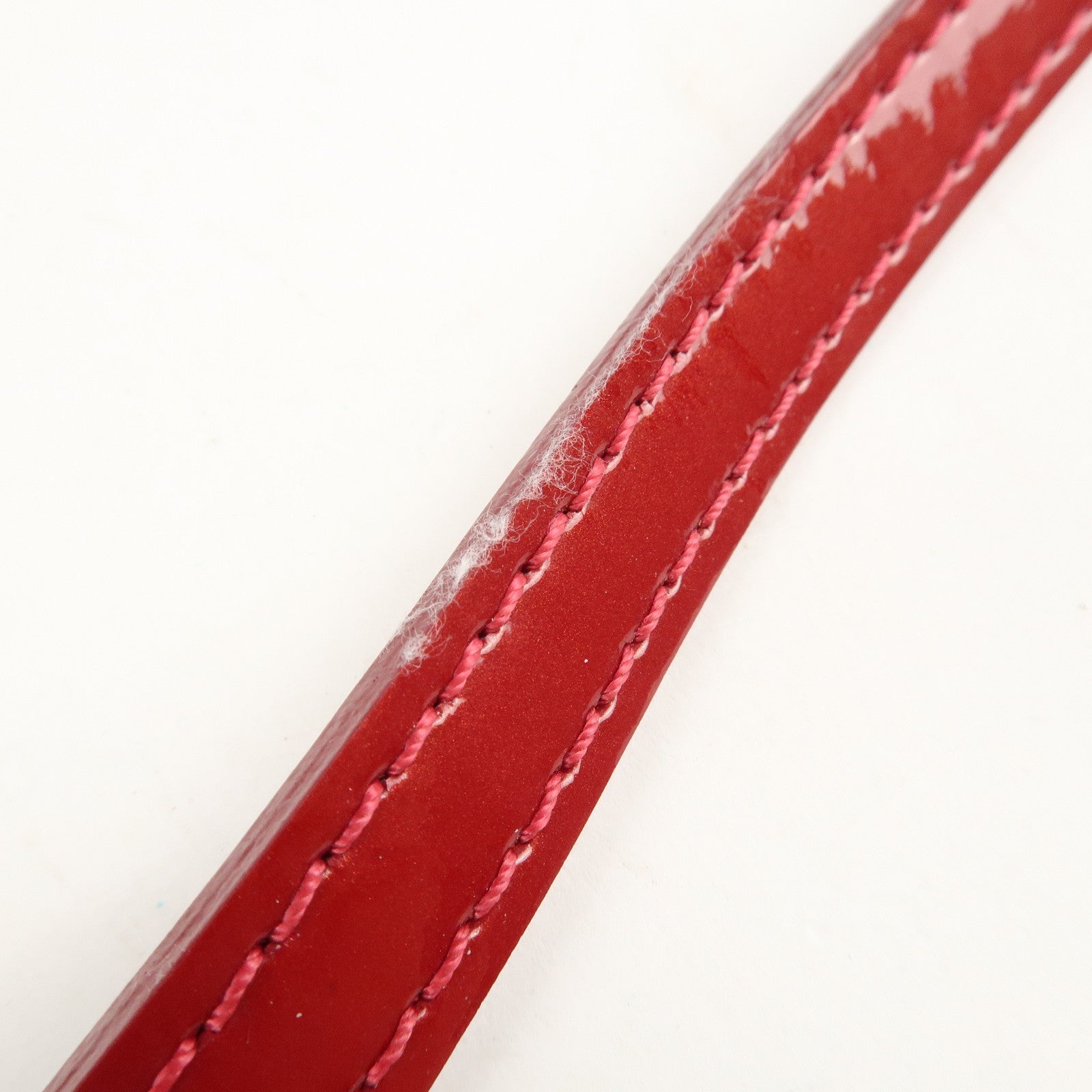Louis Vuitton Monogram Vernis Alma BB 2Way Bag Red M91606 Used