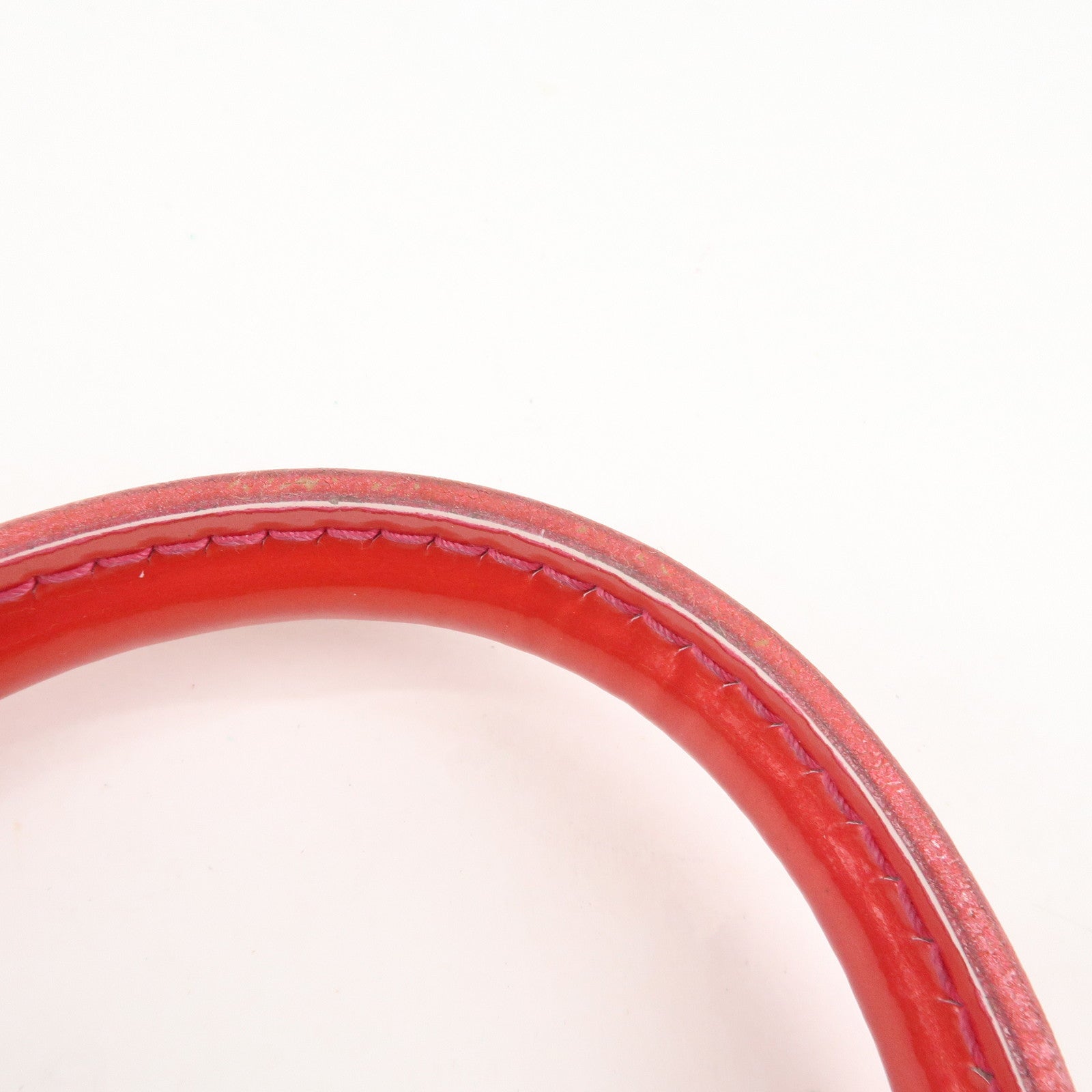 Louis Vuitton Monogram Vernis Alma MM Hand Bag Rose M93686 Used