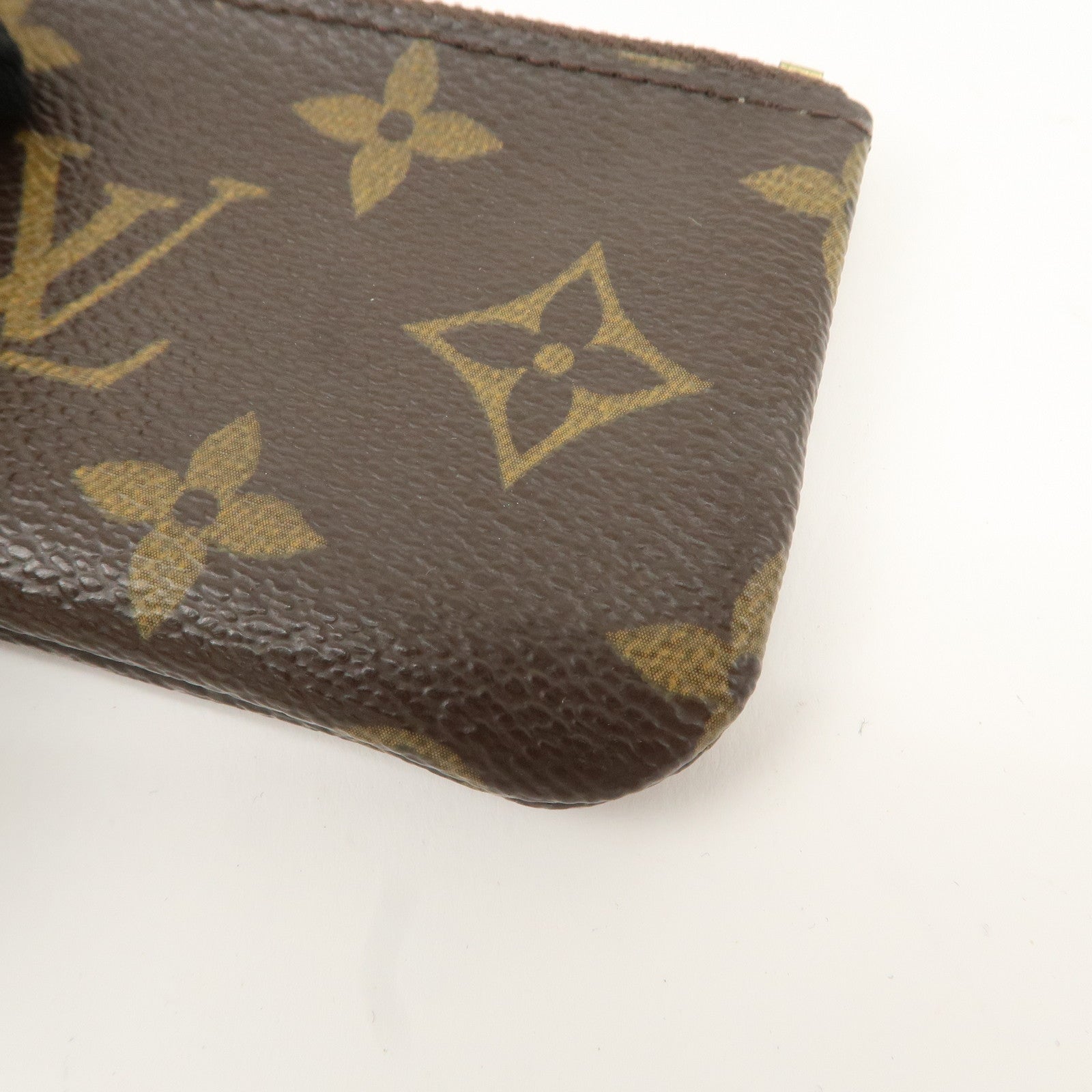 Louis Vuitton Monogram Pochette Cles Coin & Key Case M62650 Used