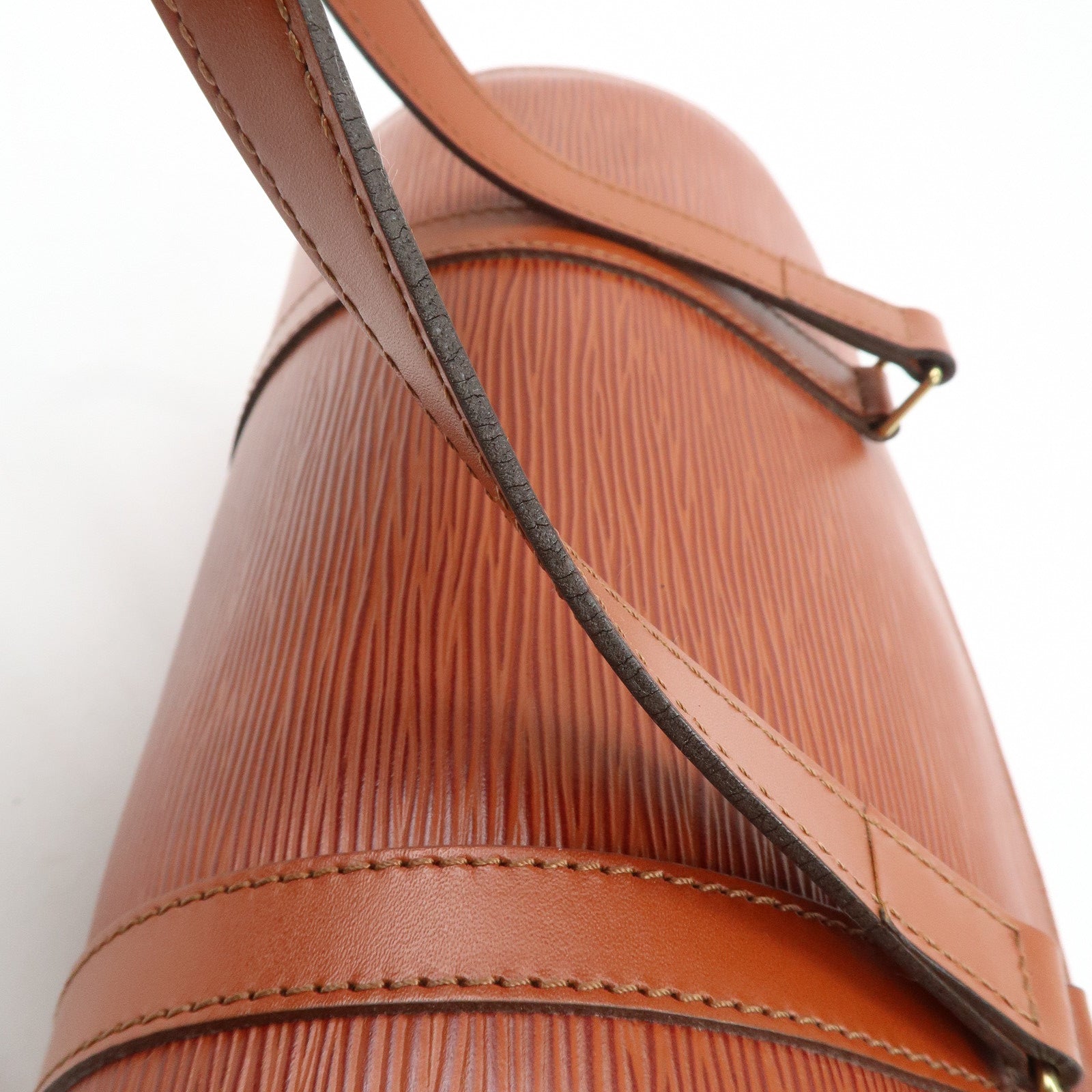 Louis Vuitton Epi Soufflot Shoulder Bag Kenya Brown M52223 Used