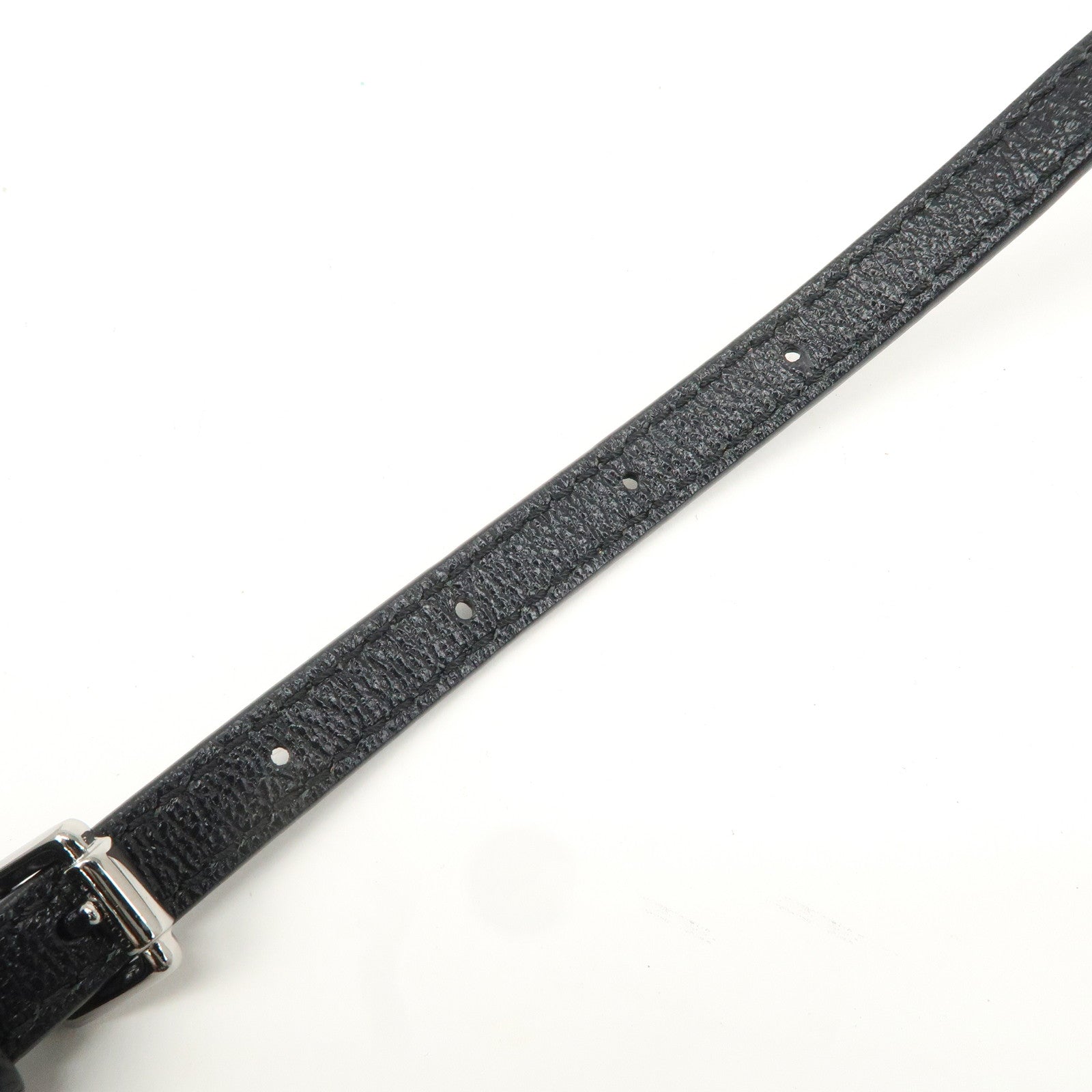 JIMMY CHOO Suede Leather Level Soft Mini Chain Shoulder Bag Used