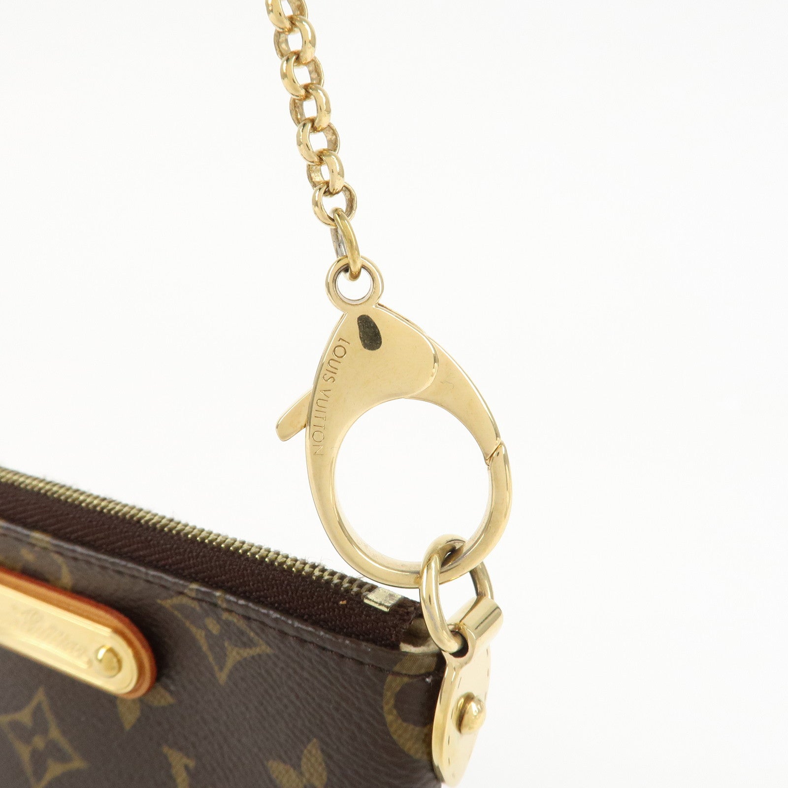 Louis Vuitton Monogram Pochette Milla PM Mini Pouch M60095 Used