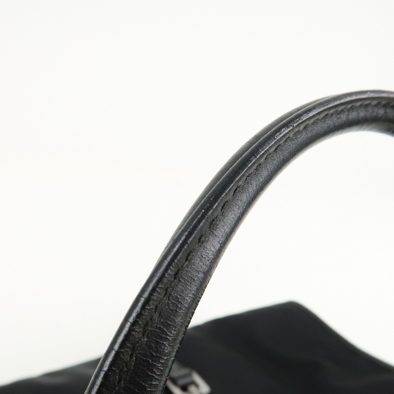 GUCCI Jackie GG Canvas Leather Shoulder Bag Black 002.1068 Used