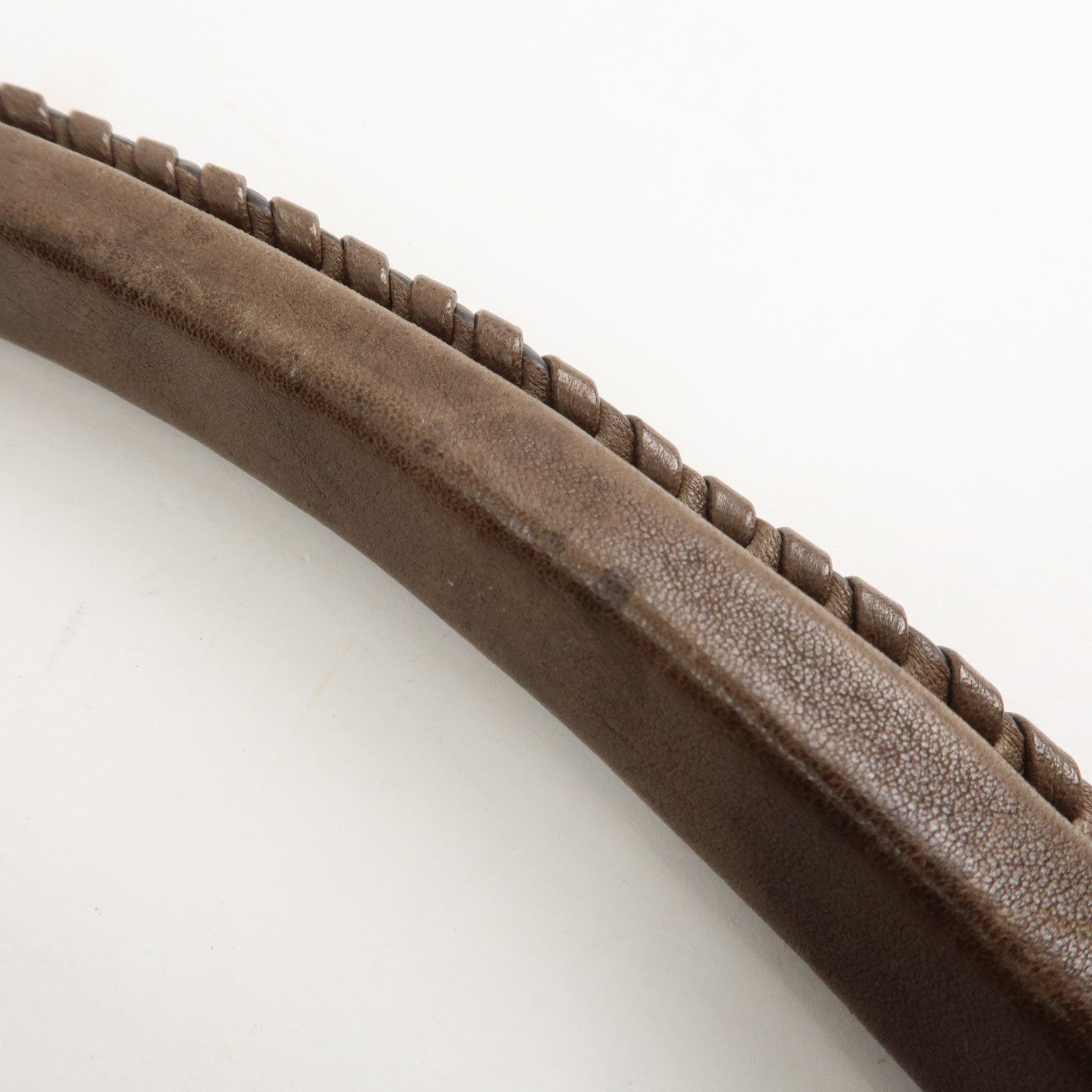 MIU MIU Leather 2Way Bag Hand Bag Shoulder Bag Brown Gold HDW Used