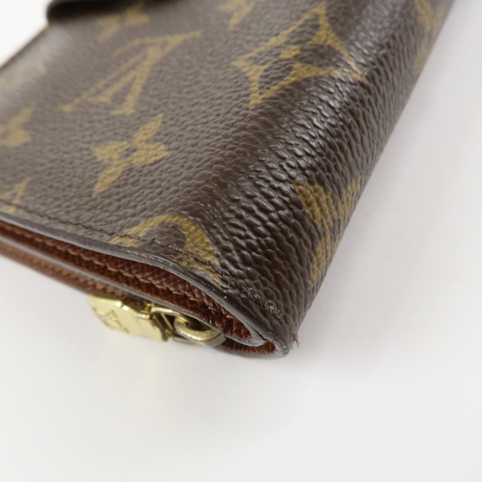 Louis Vuitton Monogram Porte Papier Zip Bi-fold Wallet M61207 Used