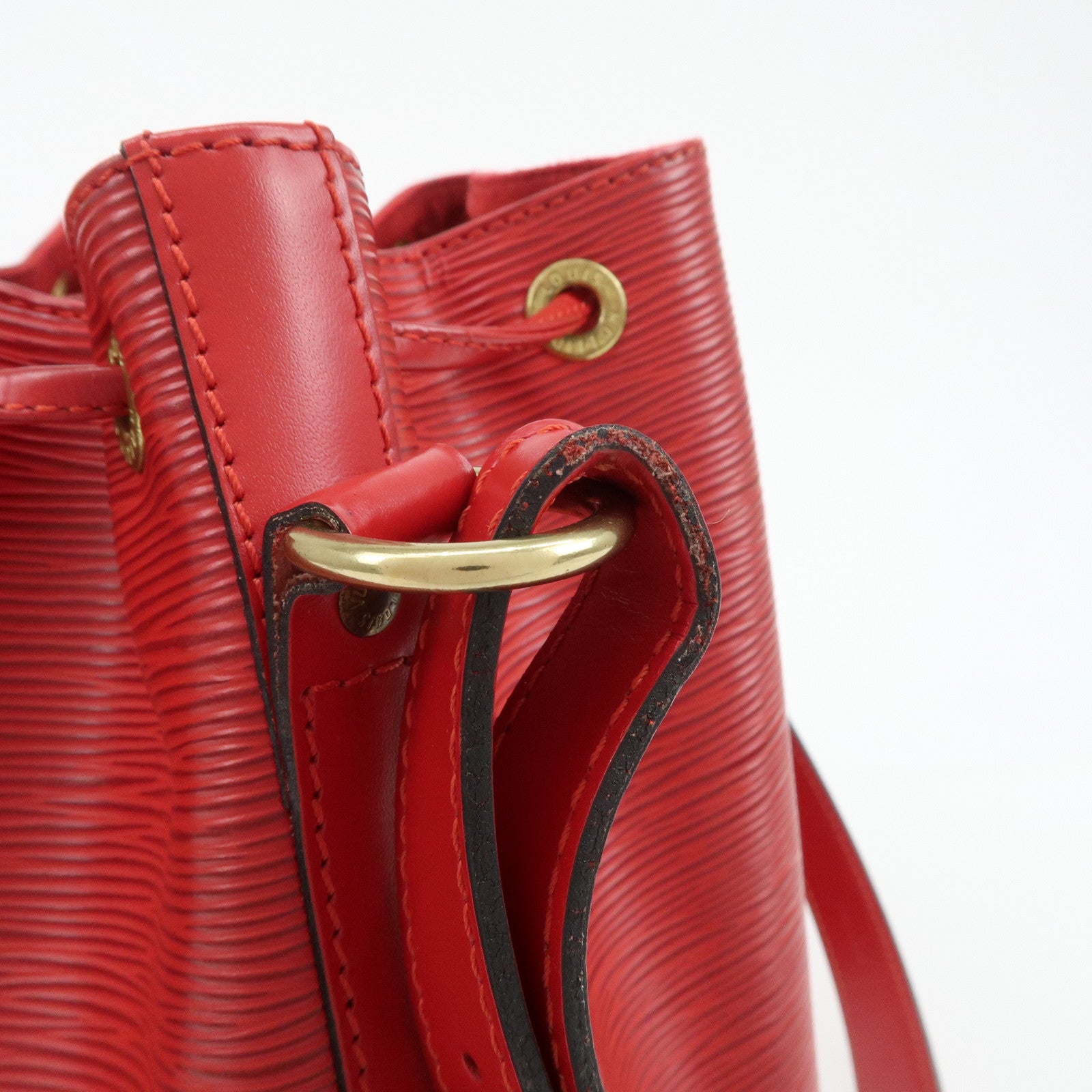 Louis Vuitton Epi Petit Noe Shoulder Bag Castilian Red M59017 Used