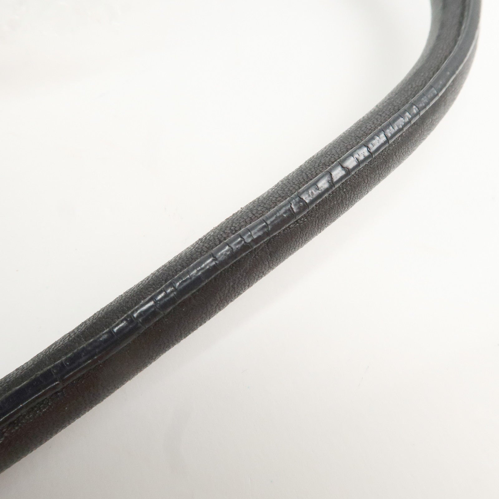 MIU MIU Denim Leather Biker 2WAY Bag Blue Black RN1031 Used