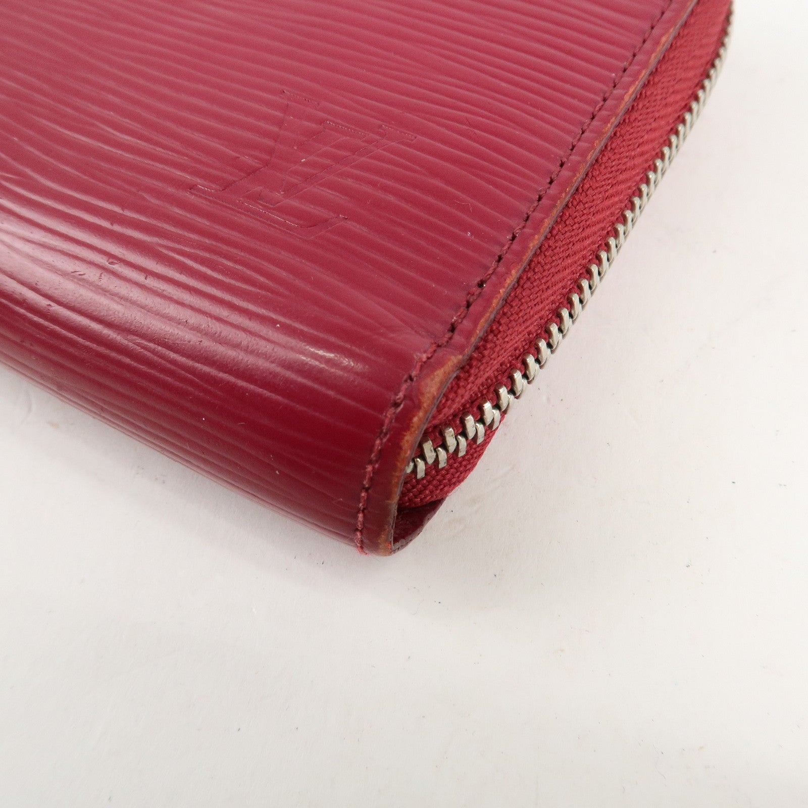 Louis Vuitton Epi Zippy Wallet Zip Around Wallet Fuchsia M60305 Used