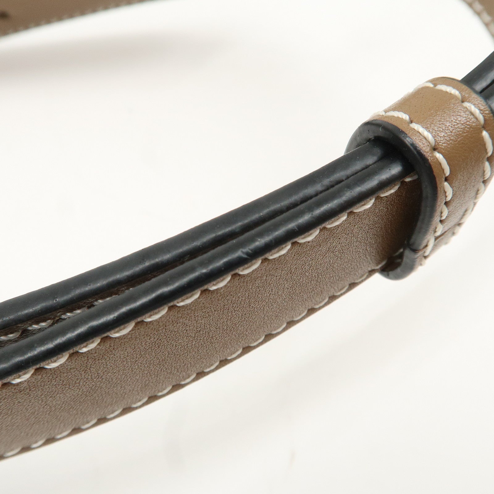 LOEWE Leather Hammock Small Shoudler Bag Beige 314.12BZ95 Used