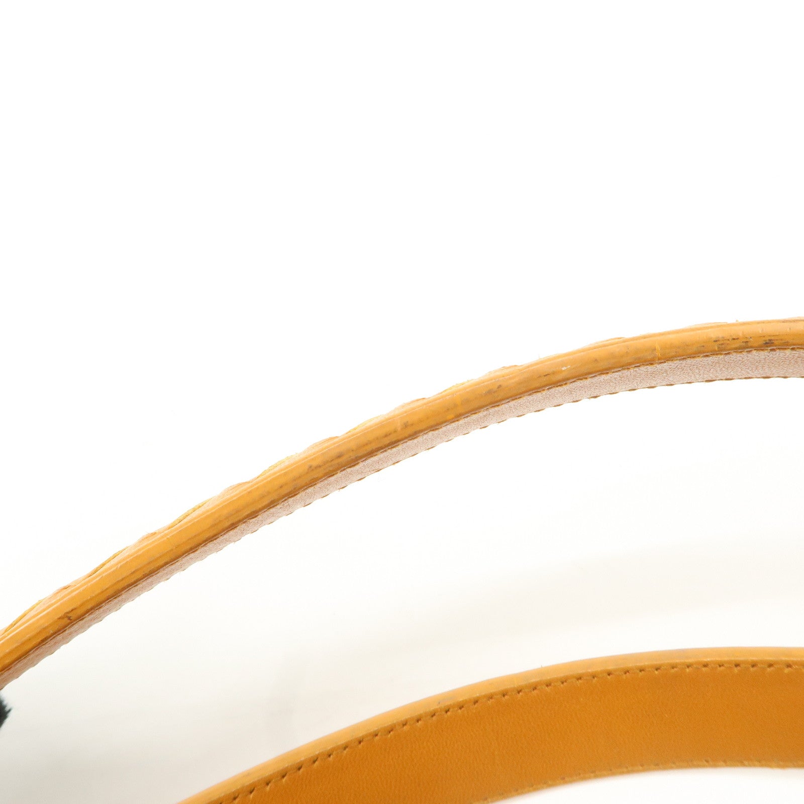 Bottega Veneta Intrecciato leather Tote Bag Orange 179320 Used