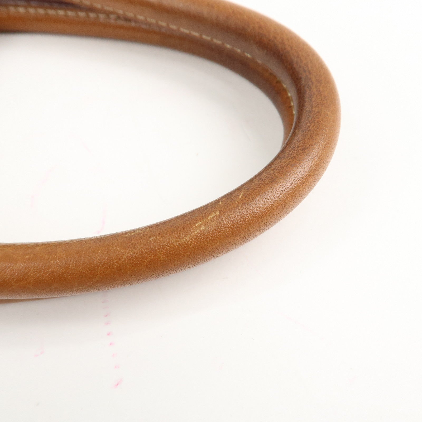 HERMES Taurillon Clemence Birkin 35 J stamped Gold Used