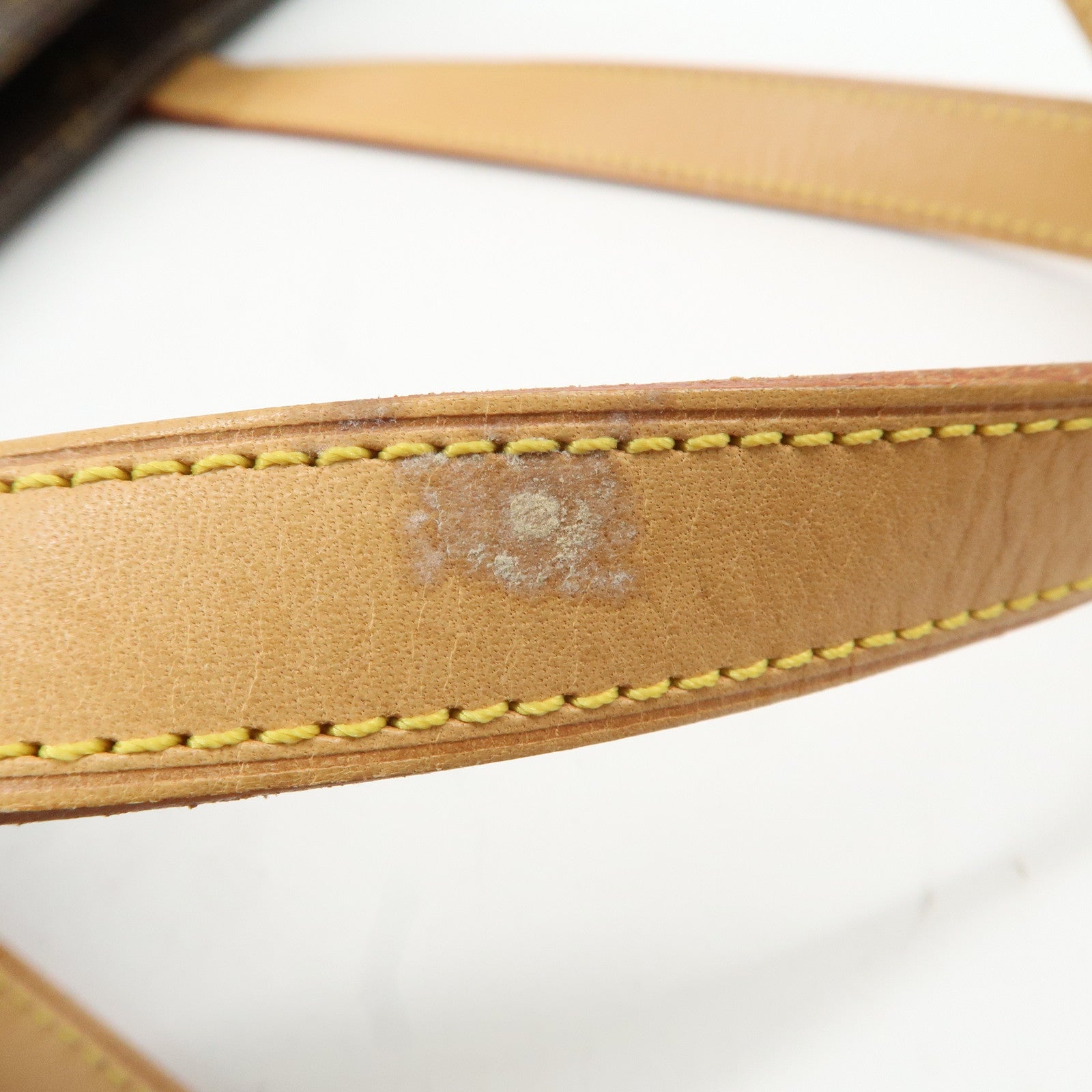 Louis Vuitton Monogram Luco Tote Bag Hand Bag Brown M51155 Used