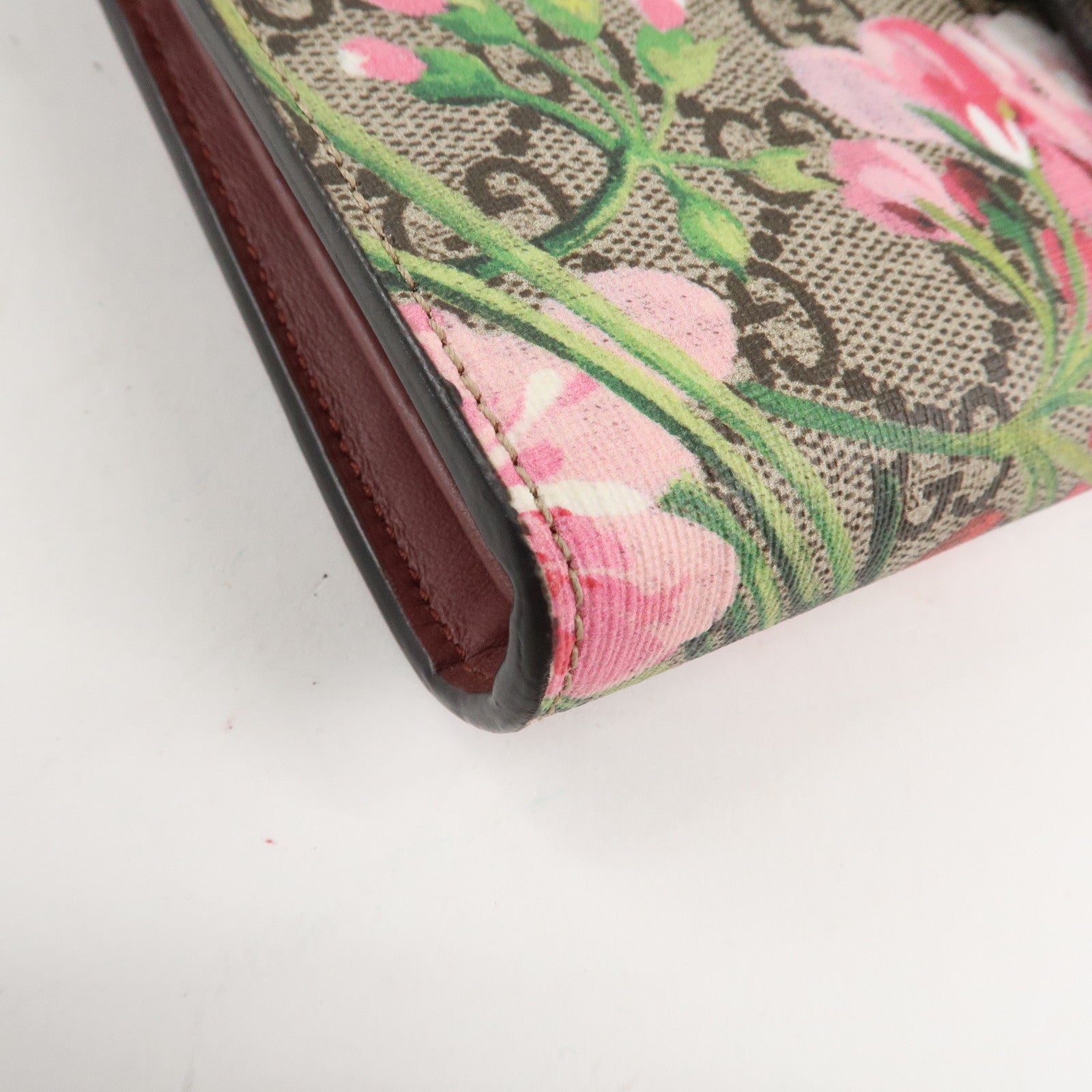 GUCCI Dionysus GG Blooms GG Crystal Chain Wallet Hand Bag 401231 Used