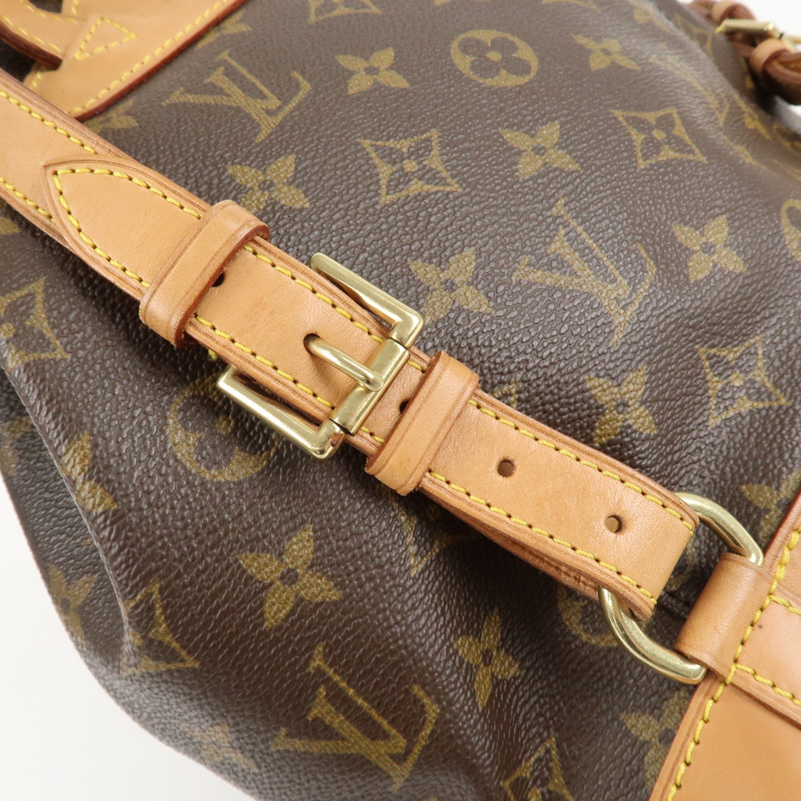 Louis Vuitton Monogram Montsouris MM Back Pack Bag M51136 Used