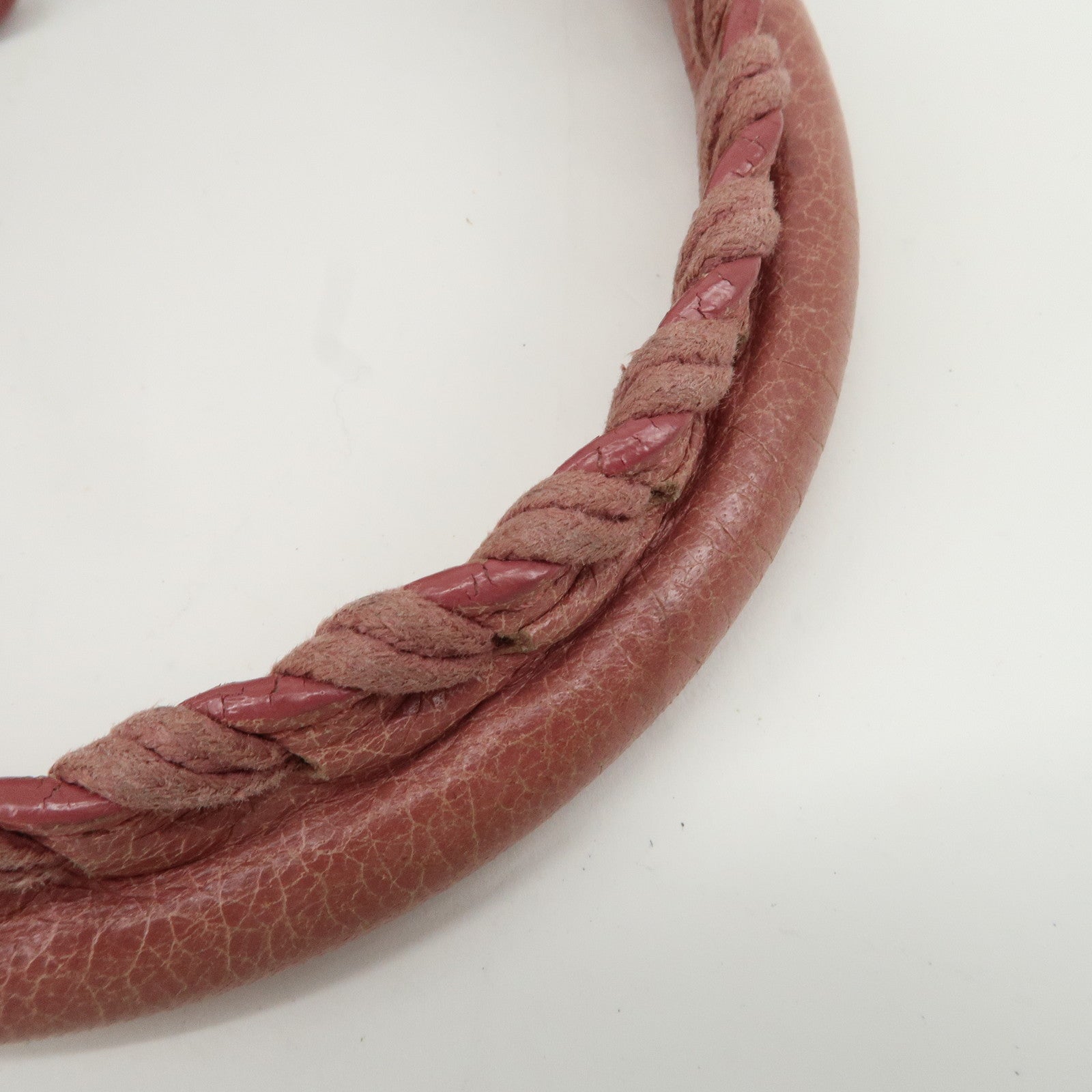 BALENCIAGA Leather Giant Velo 2Way Bag Hand Bag Pink 258045 Used