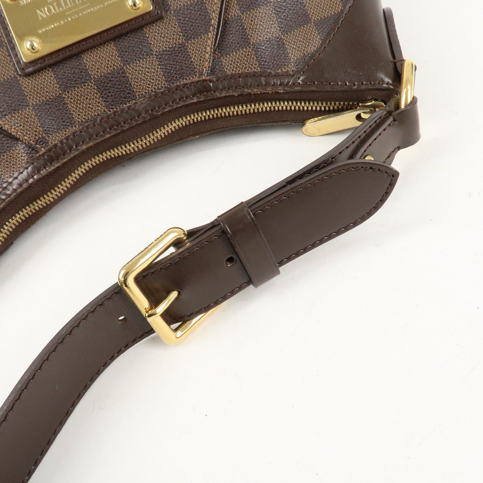 Louis Vuitton Damier Thames PM Shoulder Bag Hand Bag N48180 Used