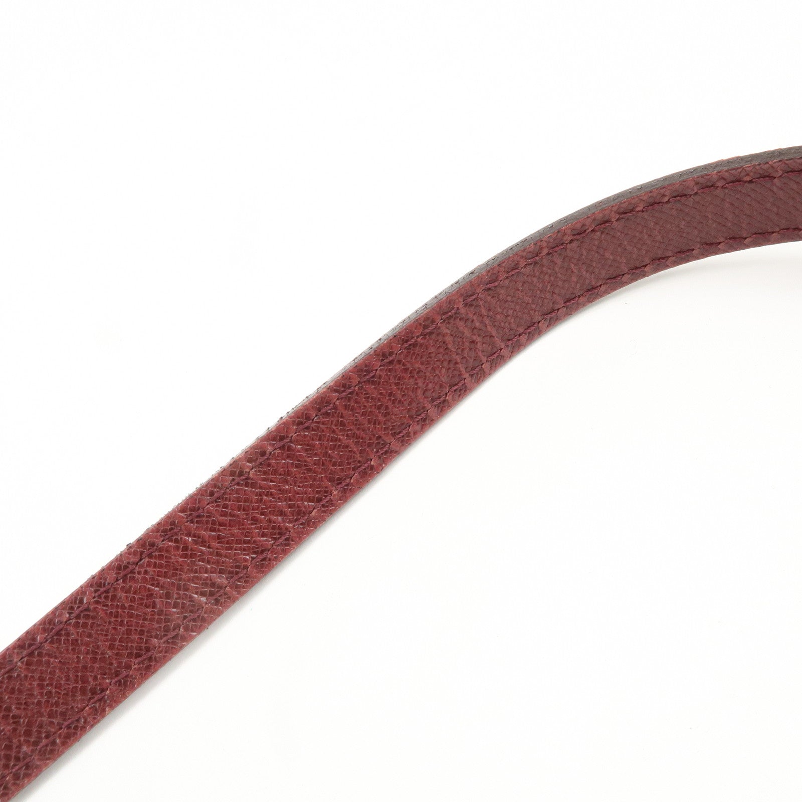 BURBERRY Canvas Leather Nova Plaid Shoulder Bag Hand Bag Bordeaux Used