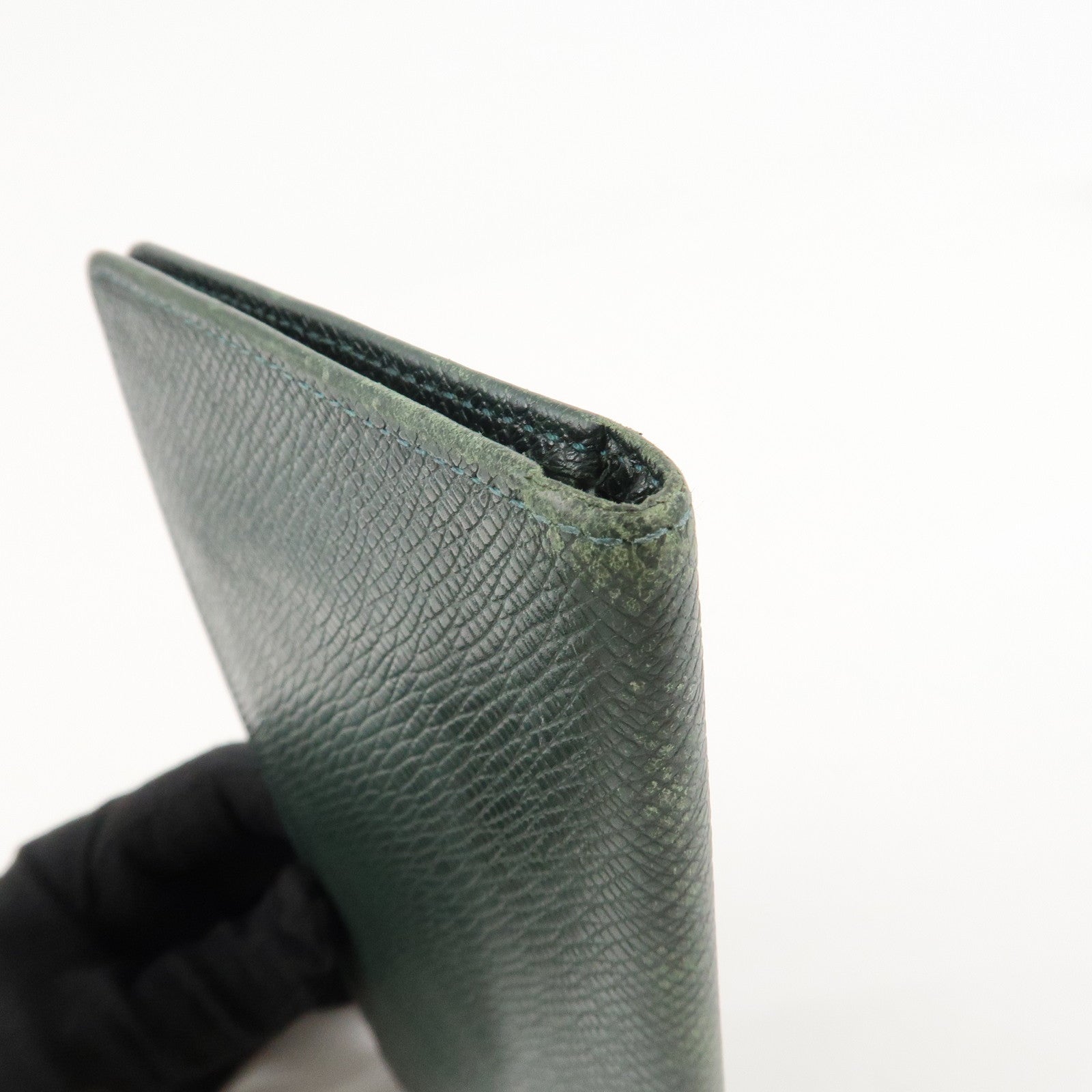 Louis Vuitton Taiga Set of 2 Wallet Epicea M30394 M30454 Used