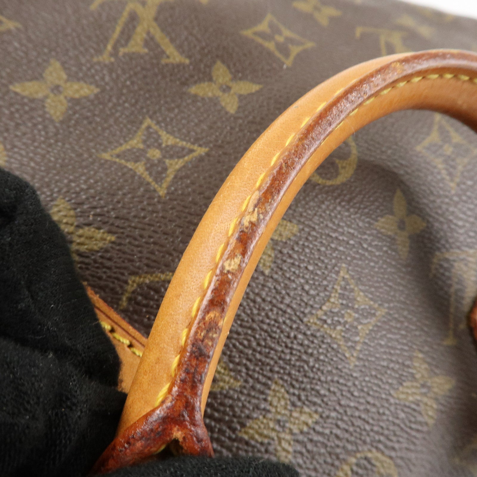 Louis Vuitton Monogram Speedy 30 Hand Bag Boston Bag M41108 Used
