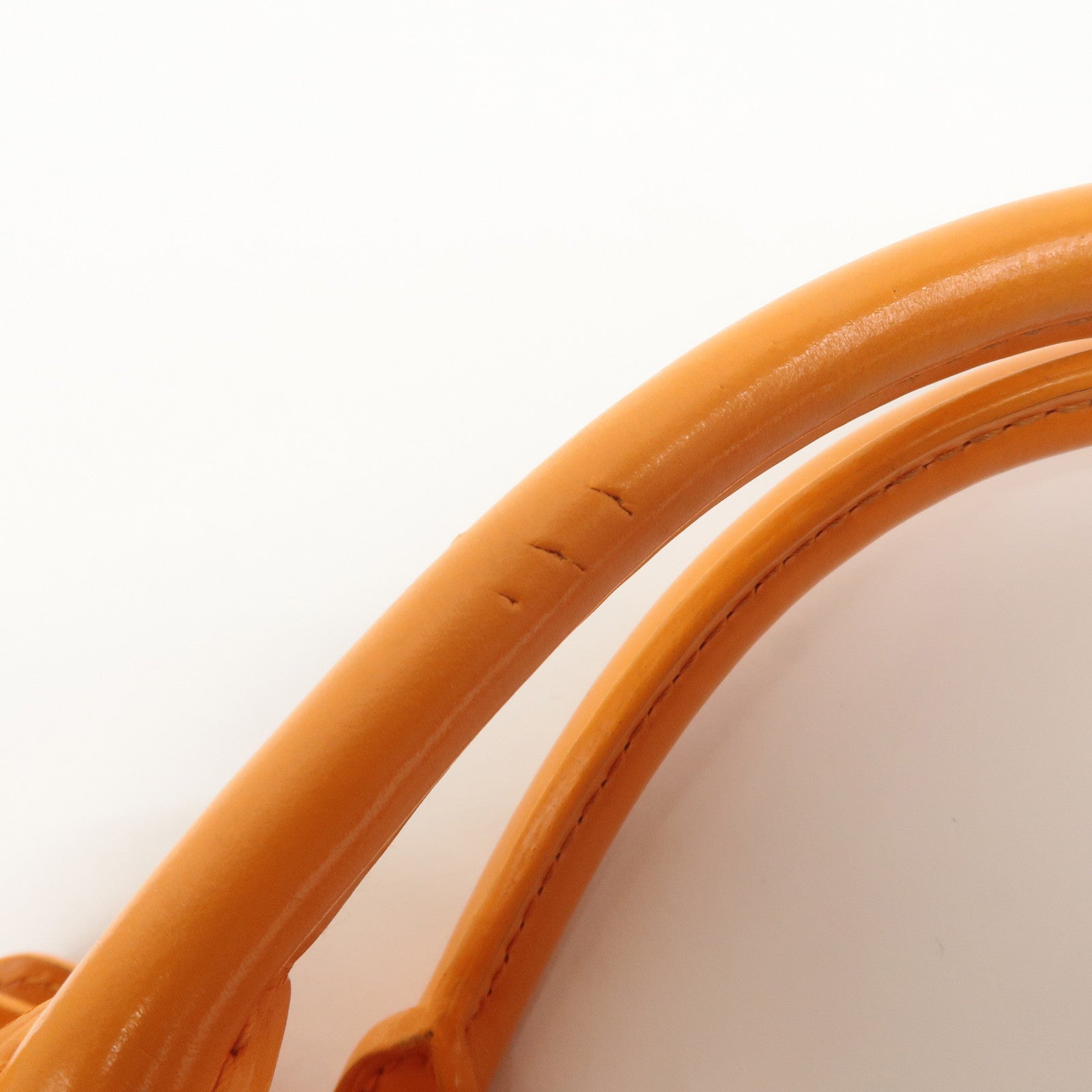 Louis Vuitton Epi Pont Neuf Hand Bag Mandarin Orange M5205H Used