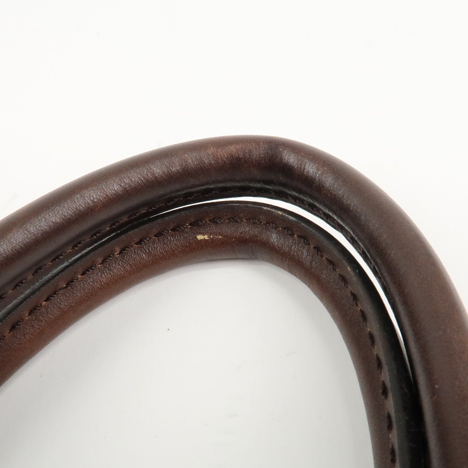 GUCCI Sherry GG Canvas Leather Tote Bag Beige Brown 257341 Used