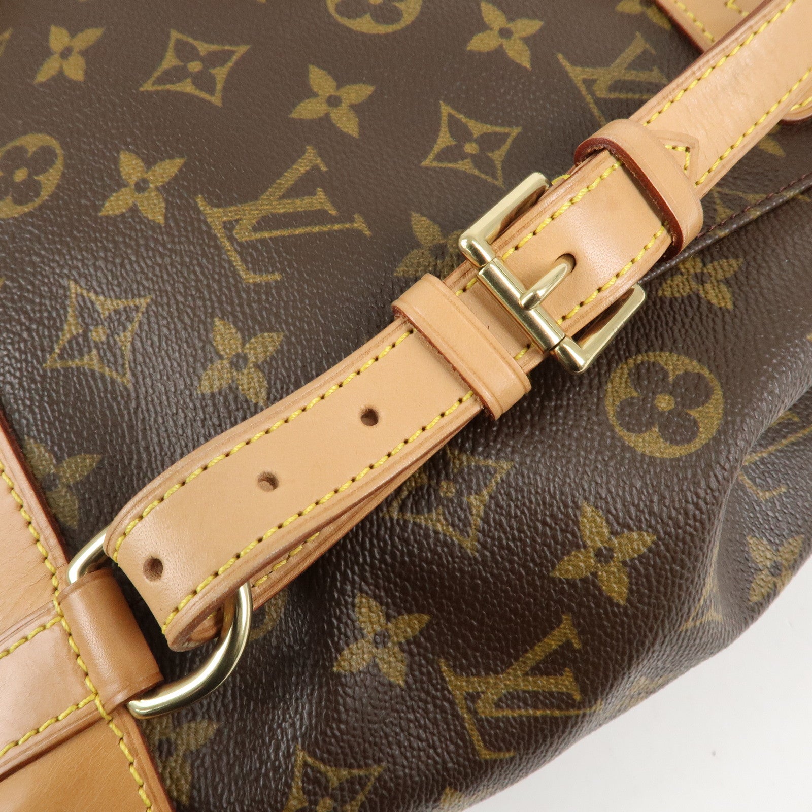 Louis Vuitton Monogram Montsouris MM Back Pack Bag M51136 Used