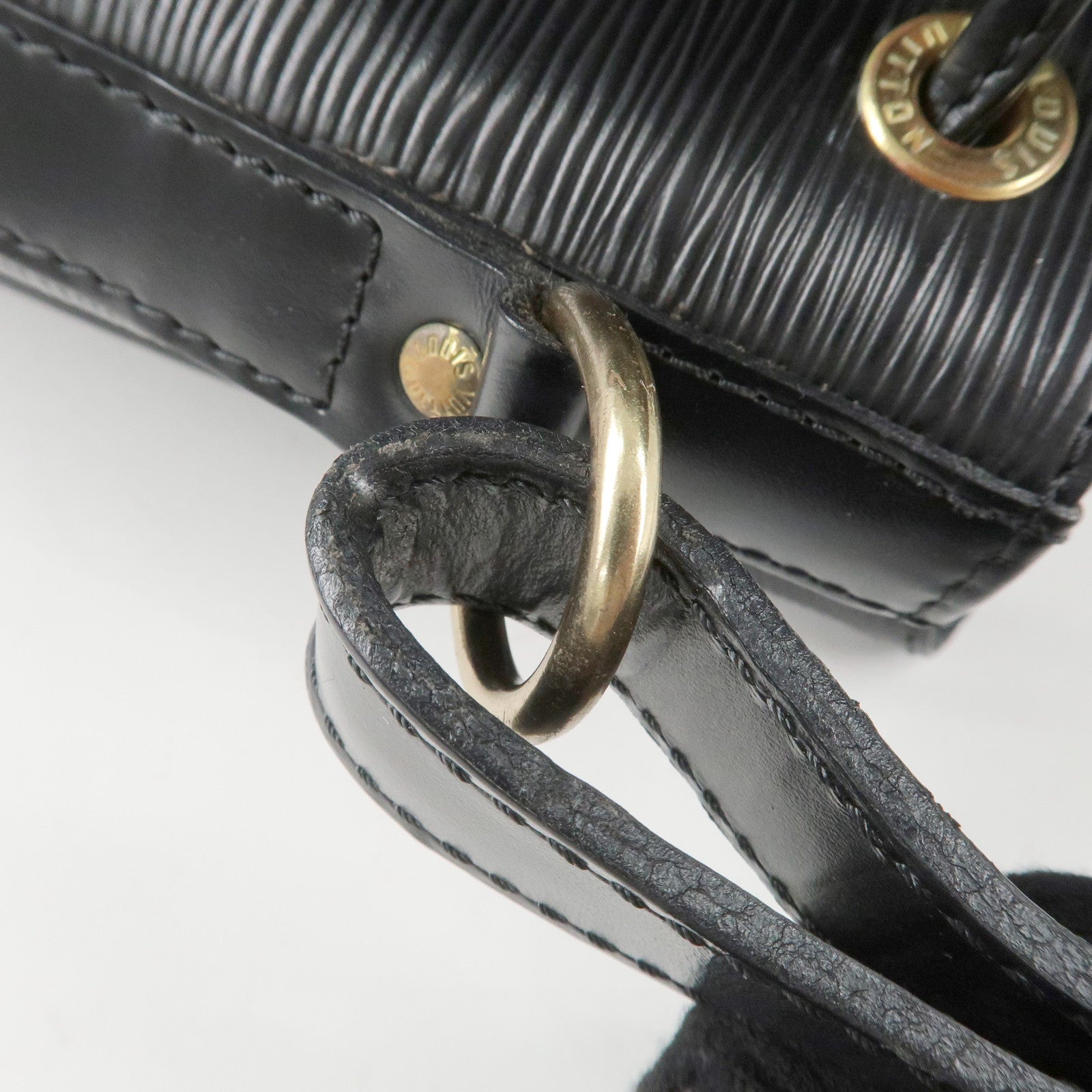 Louis Vuitton Epi Petit Noe Shoulder Bag Noir Black M59212 Used