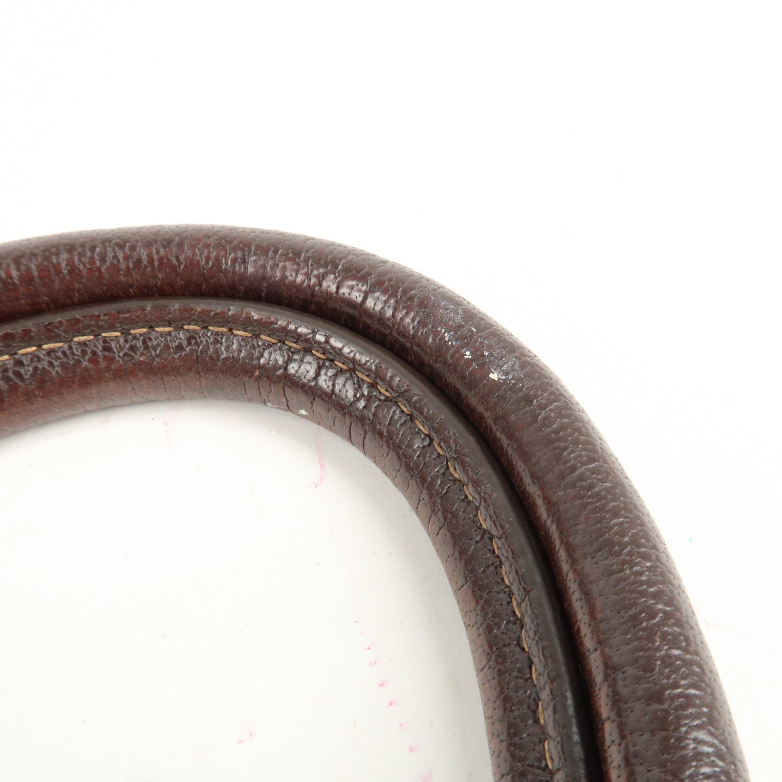 HERMES Toile Ash Leather Garden Party I Stamped (around 2005) Used