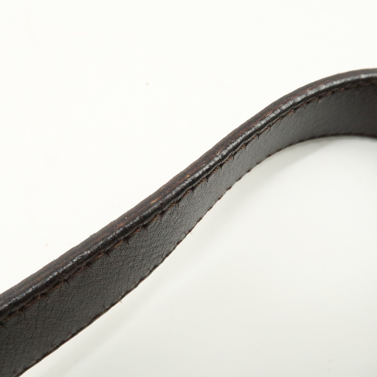 FENDI Mamma Bagguette Zucca Canvas Leather Shoulder Bag 26424 Used