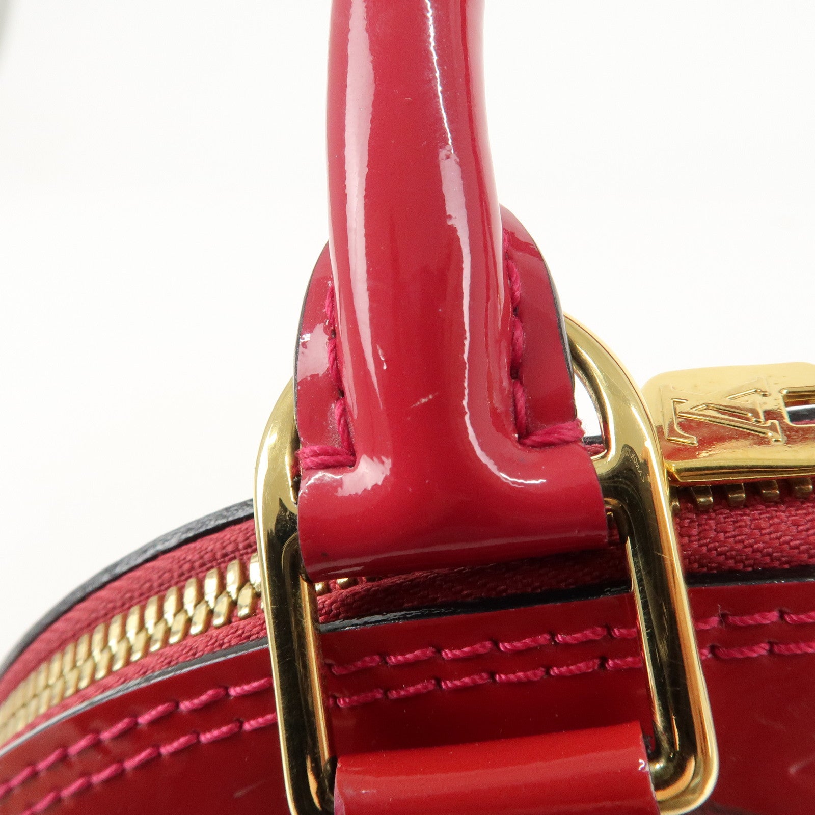 Louis Vuitton Monogram Vernis Alma BB 2Way Bag Rose Indien M91771 Used