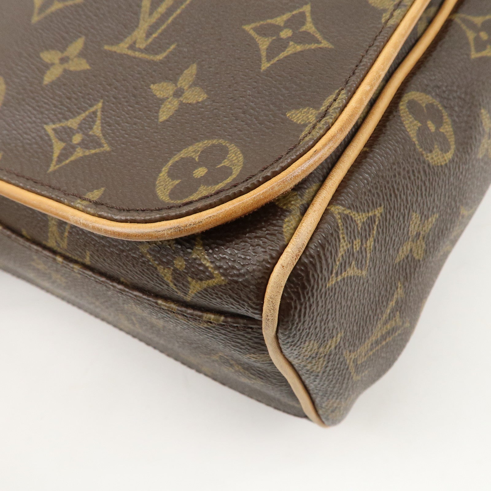 Louis Vuitton Monogram Abbesses Messenger Bag Brown M45257 Used
