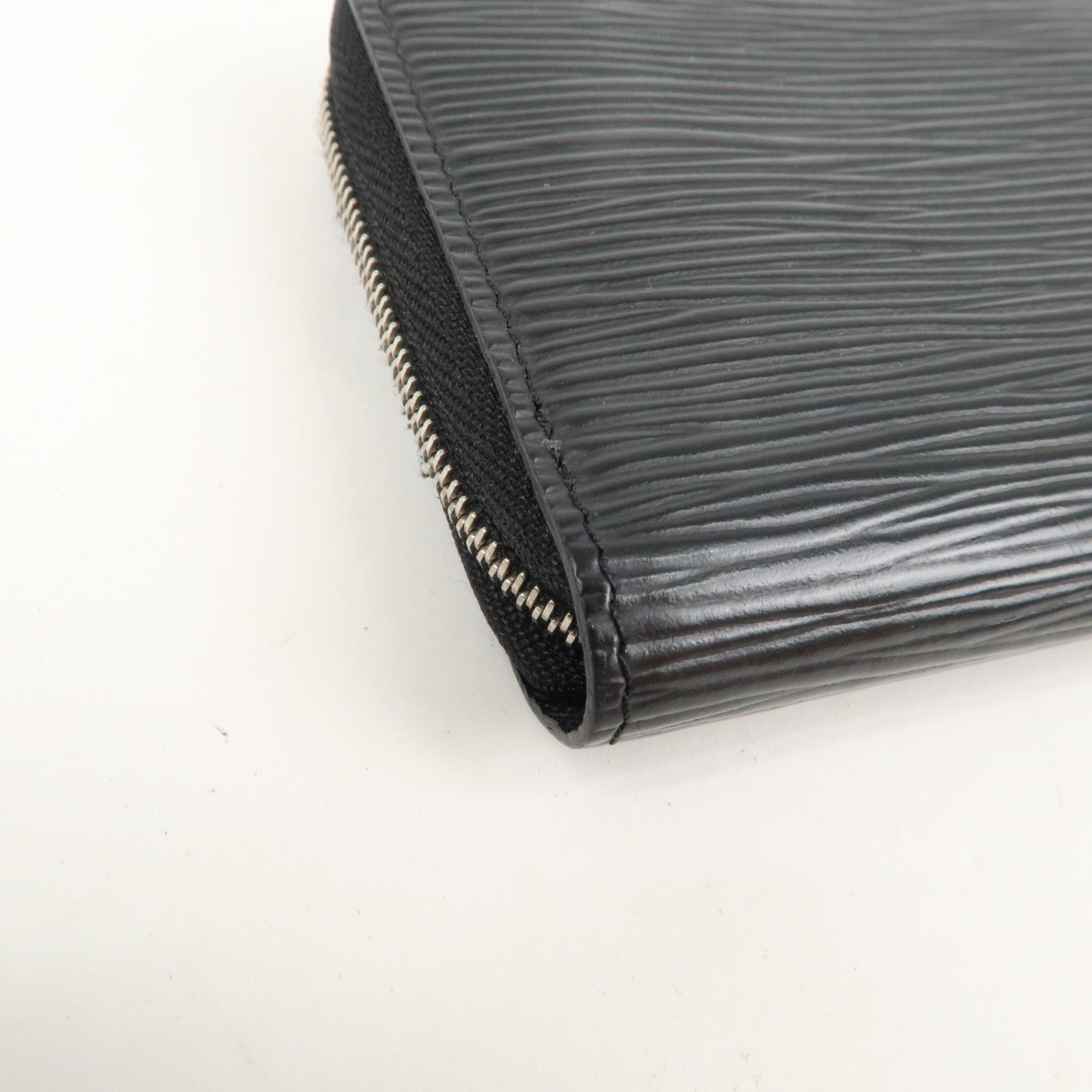 Louis Vuitton Epi Leather Zippy Coin Case Wallet Noir M60152 Used
