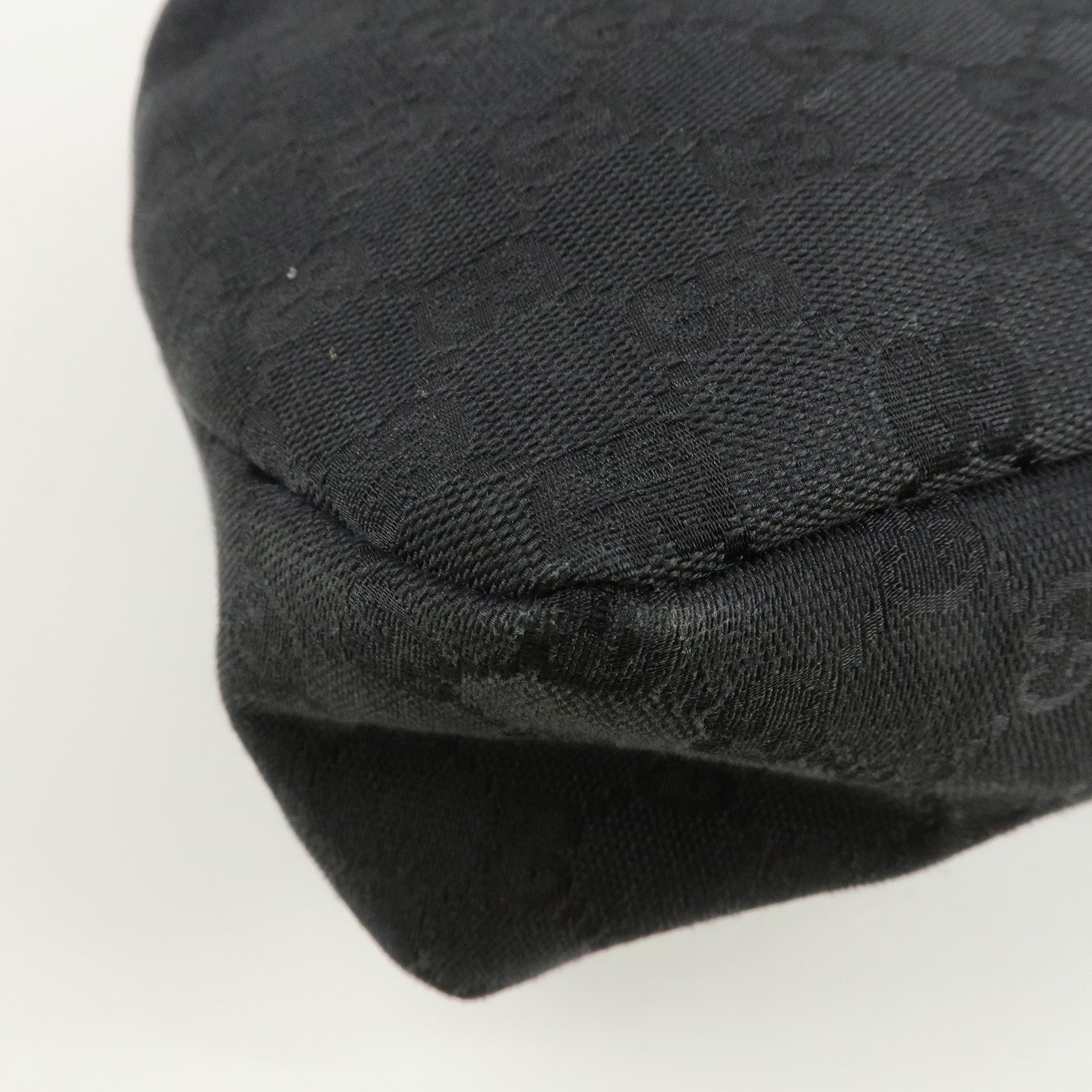 GUCCI Horsebit GG Canvas Leather Shoulder Bag 115867 Used