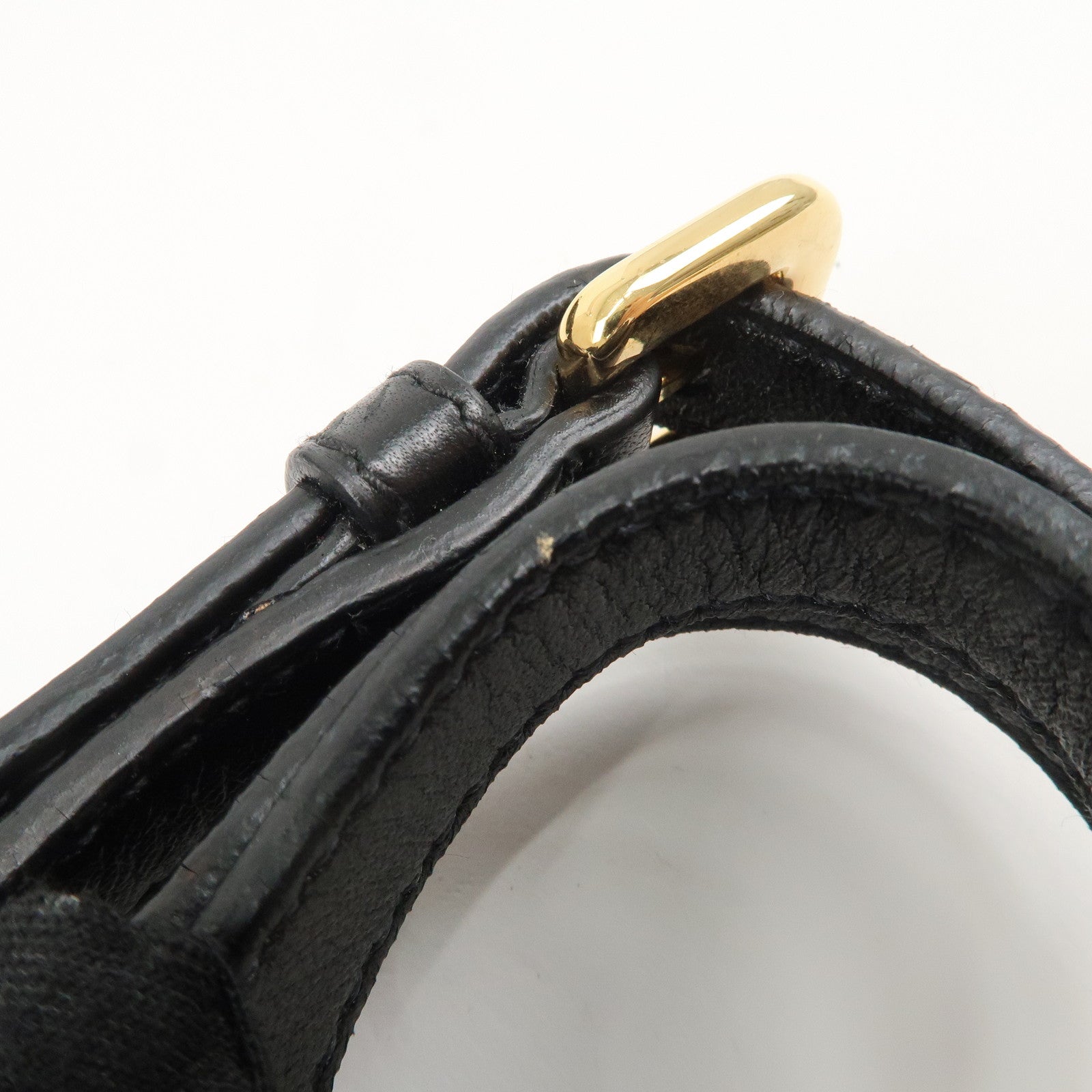 PRADA Leather Ribbon 2Way Bag Hand Bag Shoulder Bag BN1760 Used