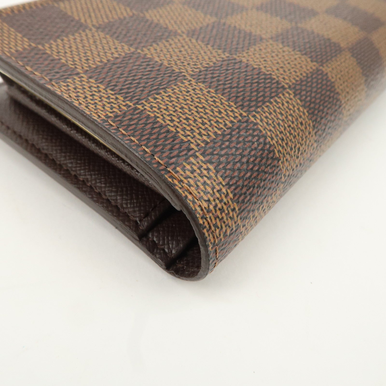 Louis Vuitton Damier Portefeuille Viennois Wallet N61674 Used