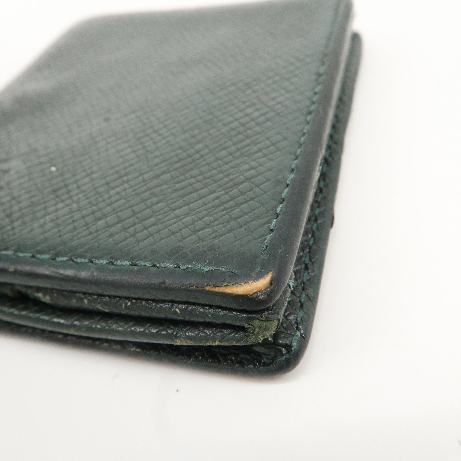 Louis Vuitton Set of 2 Taiga Coin Case Sepia Epicea M30374 M30384 Used