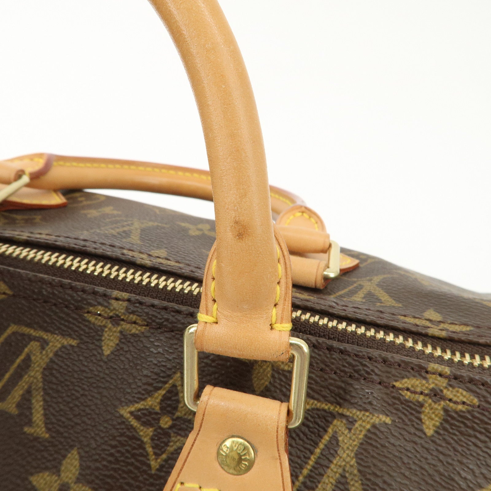 Louis Vuitton Monogram Speedy 40 Hand Bag Boston Bag M41522 Used