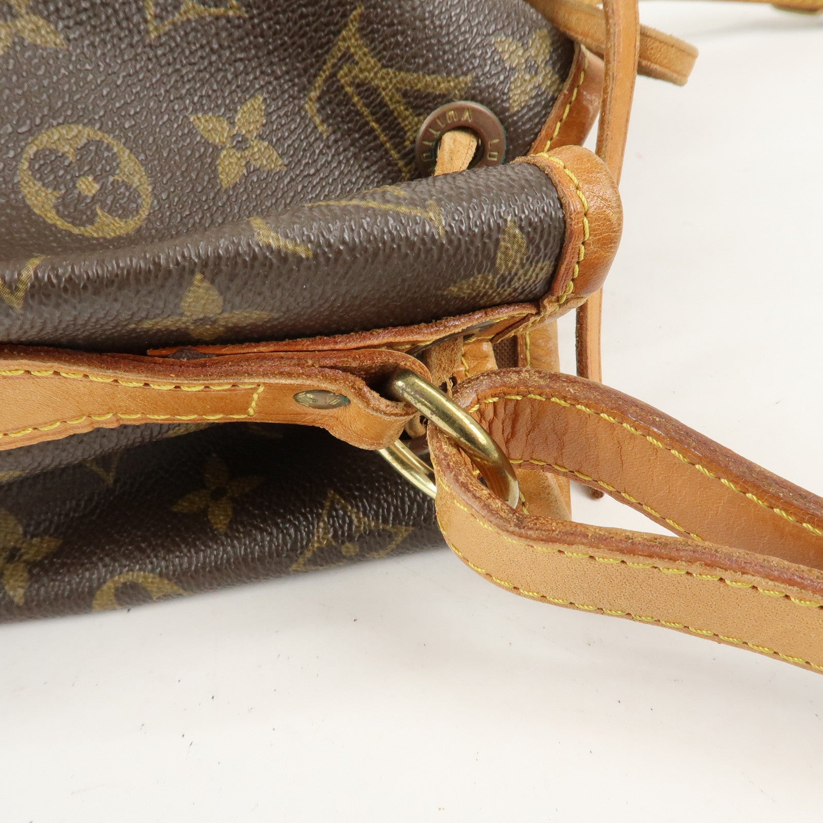 Louis Vuitton Monogram Petit Noe Shoulder Bag Brown M42226 Used