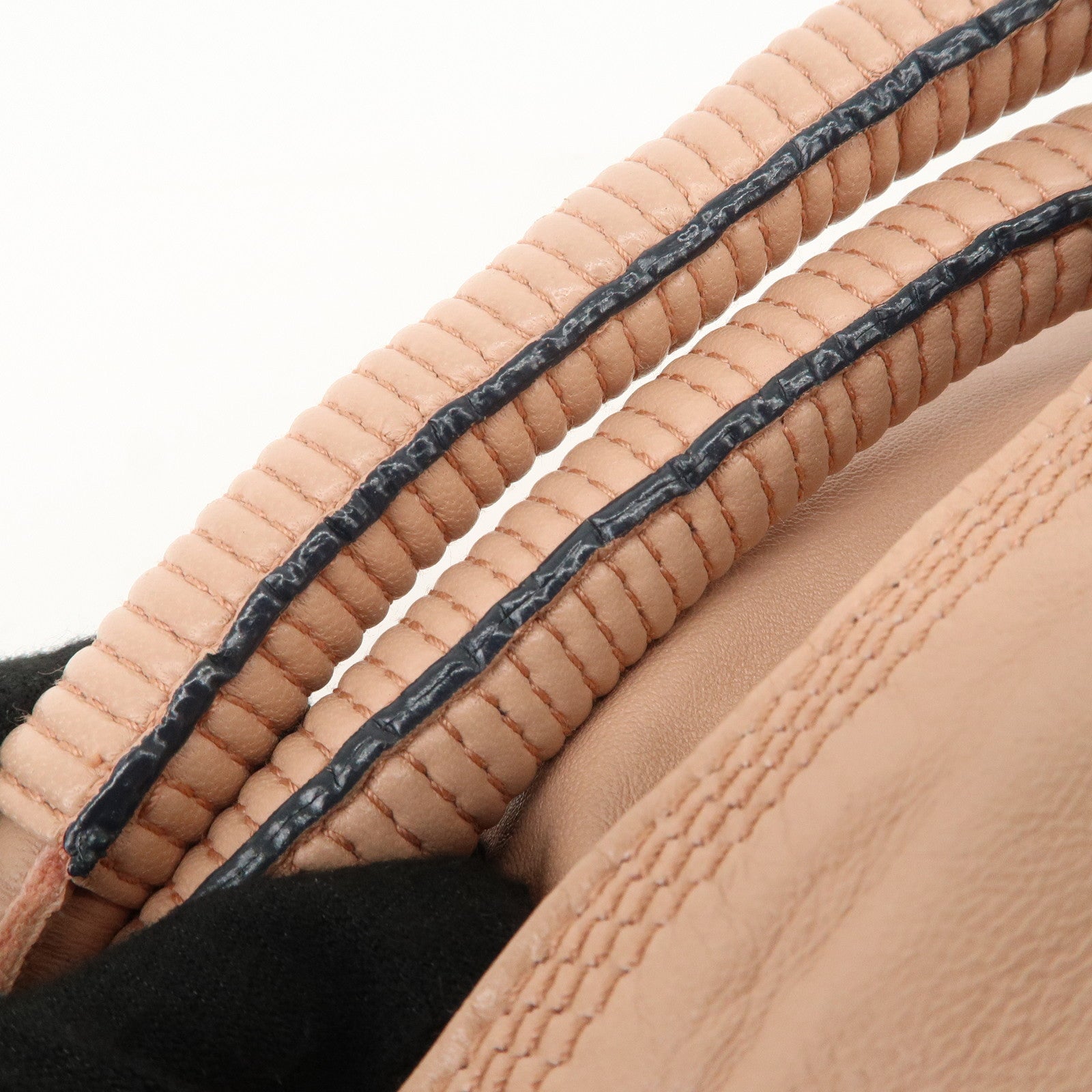 LOEWE Anagram Leather Nappa Aire Hand Bag Pink Used