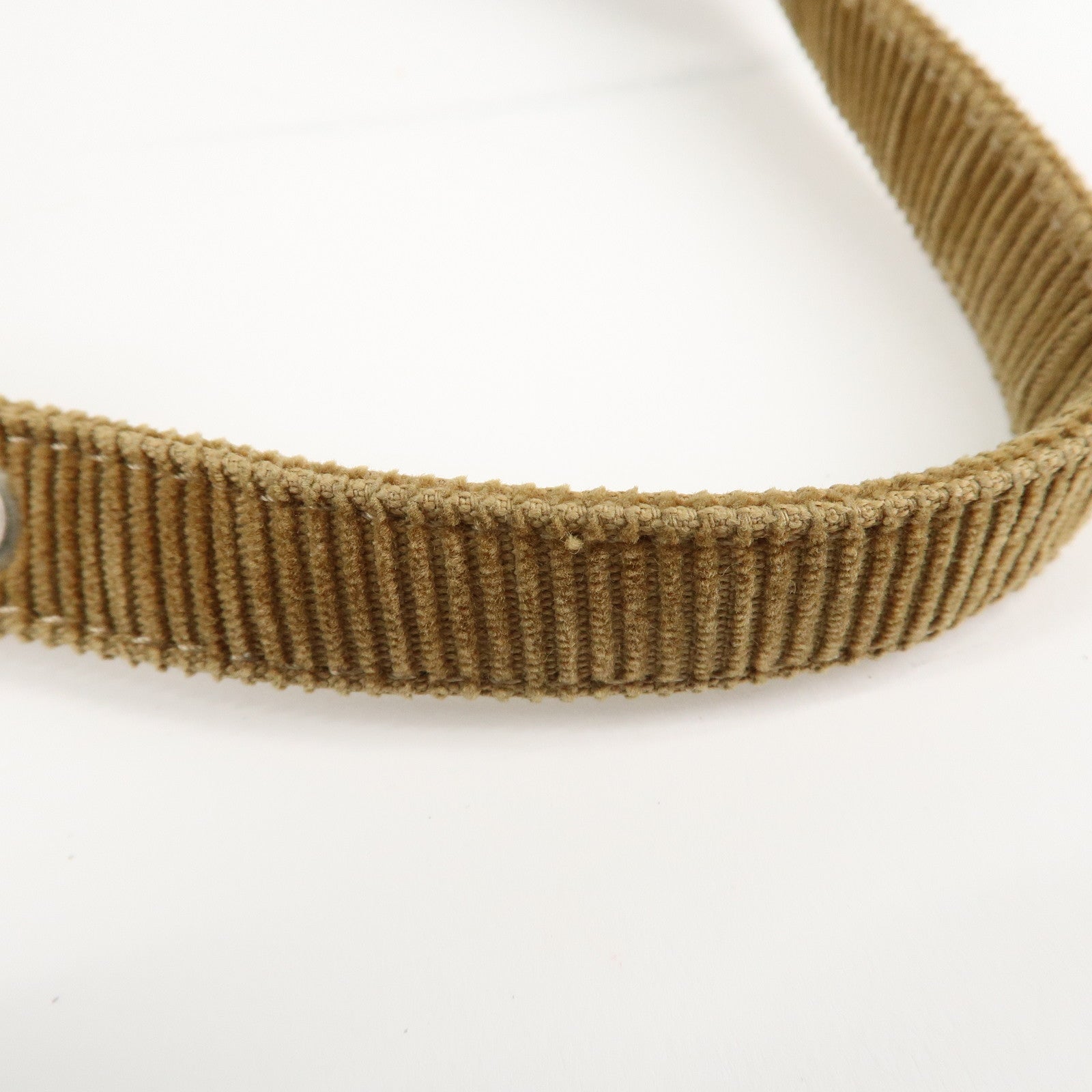 FENDI Corduroy Shoulder Bag 20686 Used
