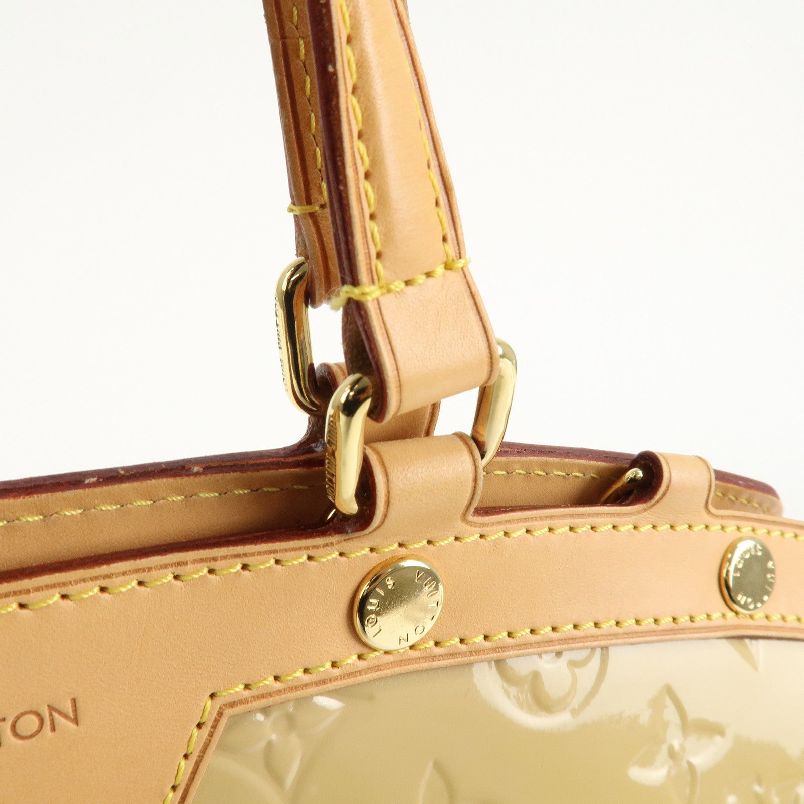 Louis Vuitton Monogram Vernis Blair MM Hand Bag Citrine M90108 Used