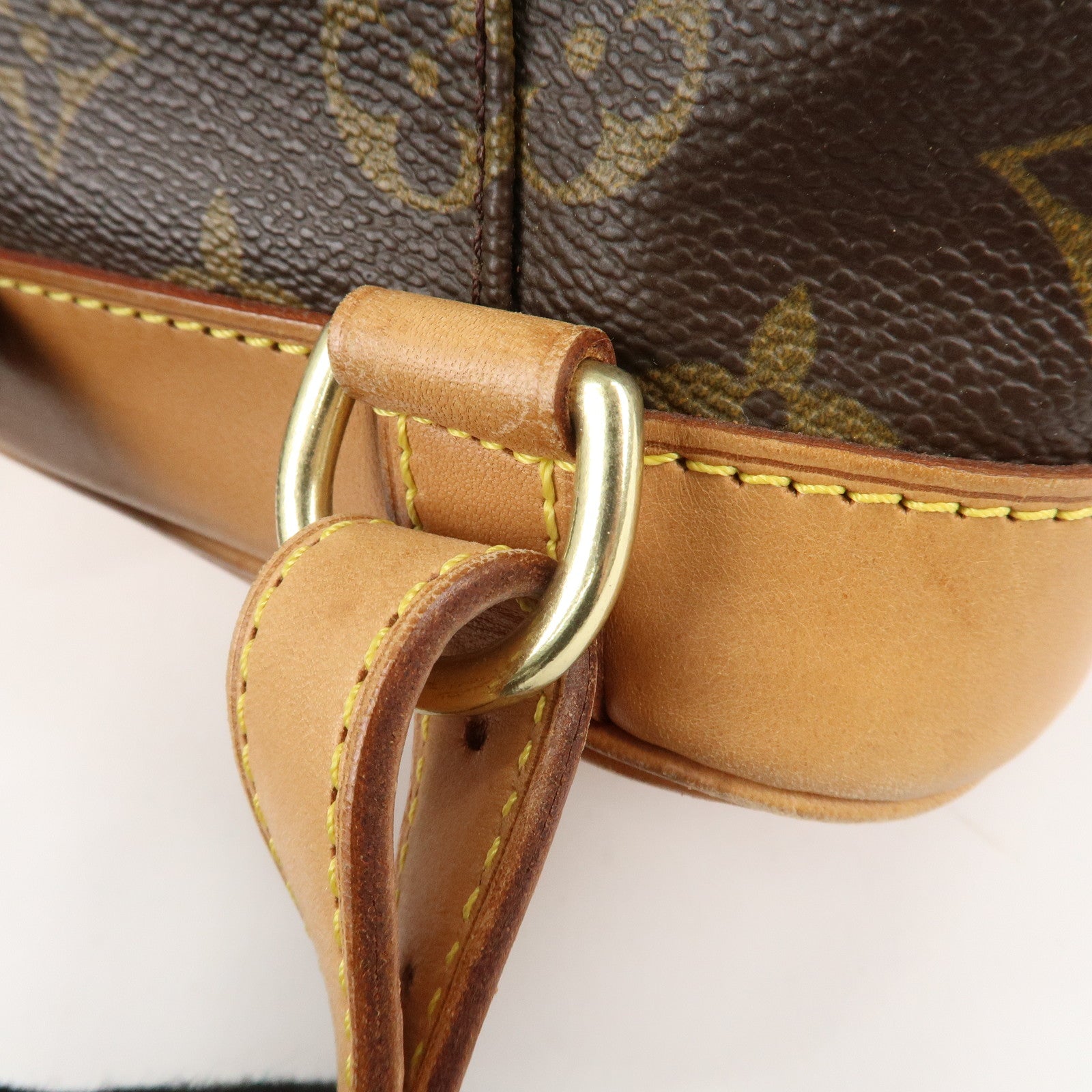 Louis Vuitton Monogram Montsouris MM Back Pack Bag M51136 Used