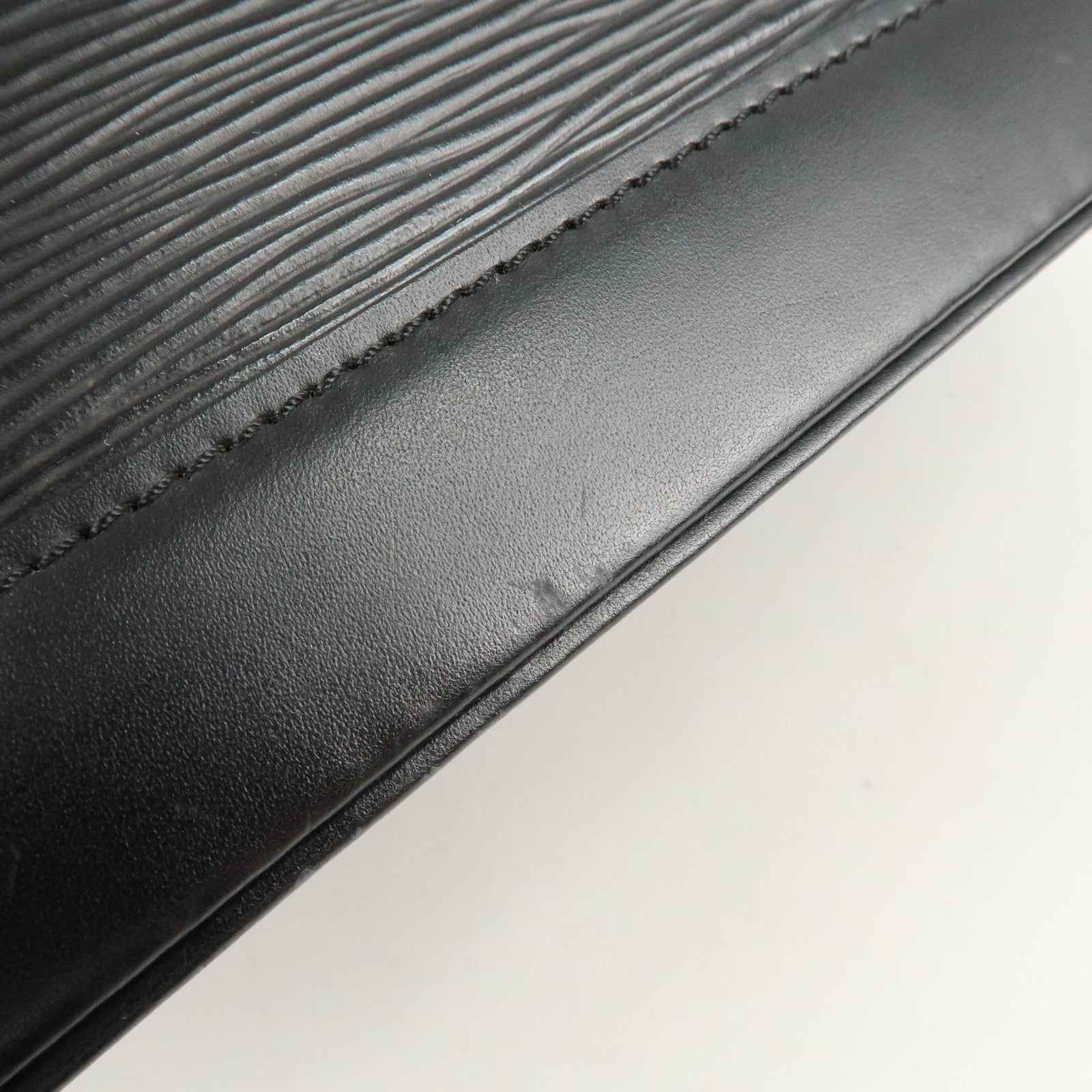 Louis Vuitton Epi Alma Hand Bag Noir Black M52142 Used