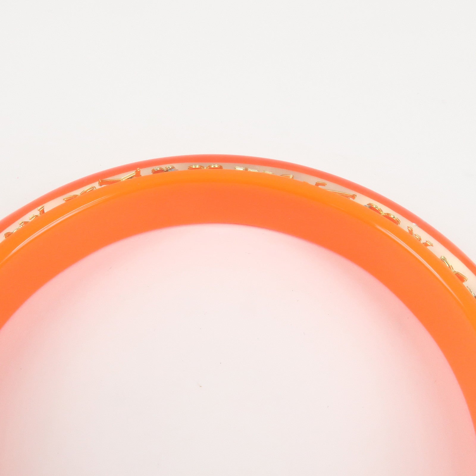 Louis Vuitton Bracelet Inclusion TPM Bangle Orange Used