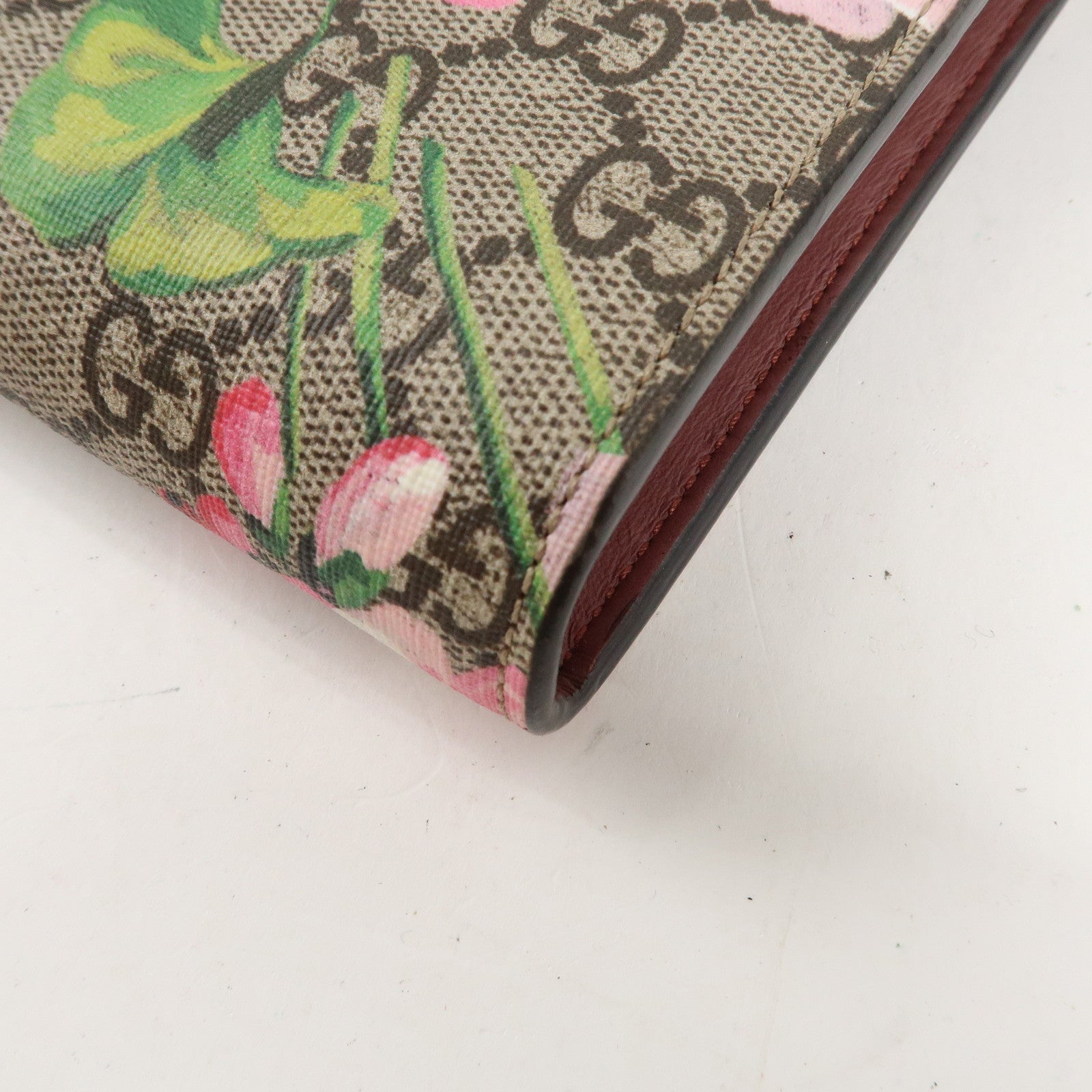 GUCCI Dionysus GG Blooms GG Crystal Chain Wallet Hand Bag 401231 Used