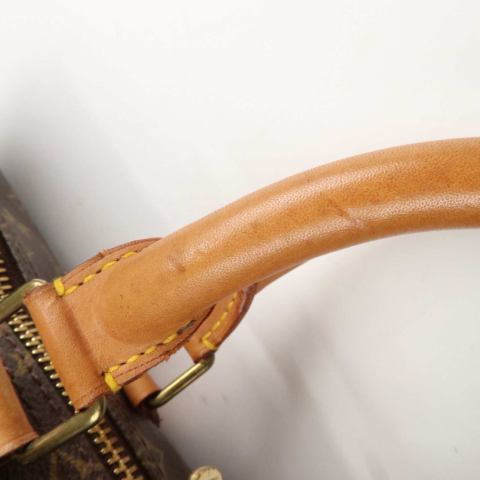 Louis Vuitton Monogram Keep All 50 Boston Bag Brown M41426 Used