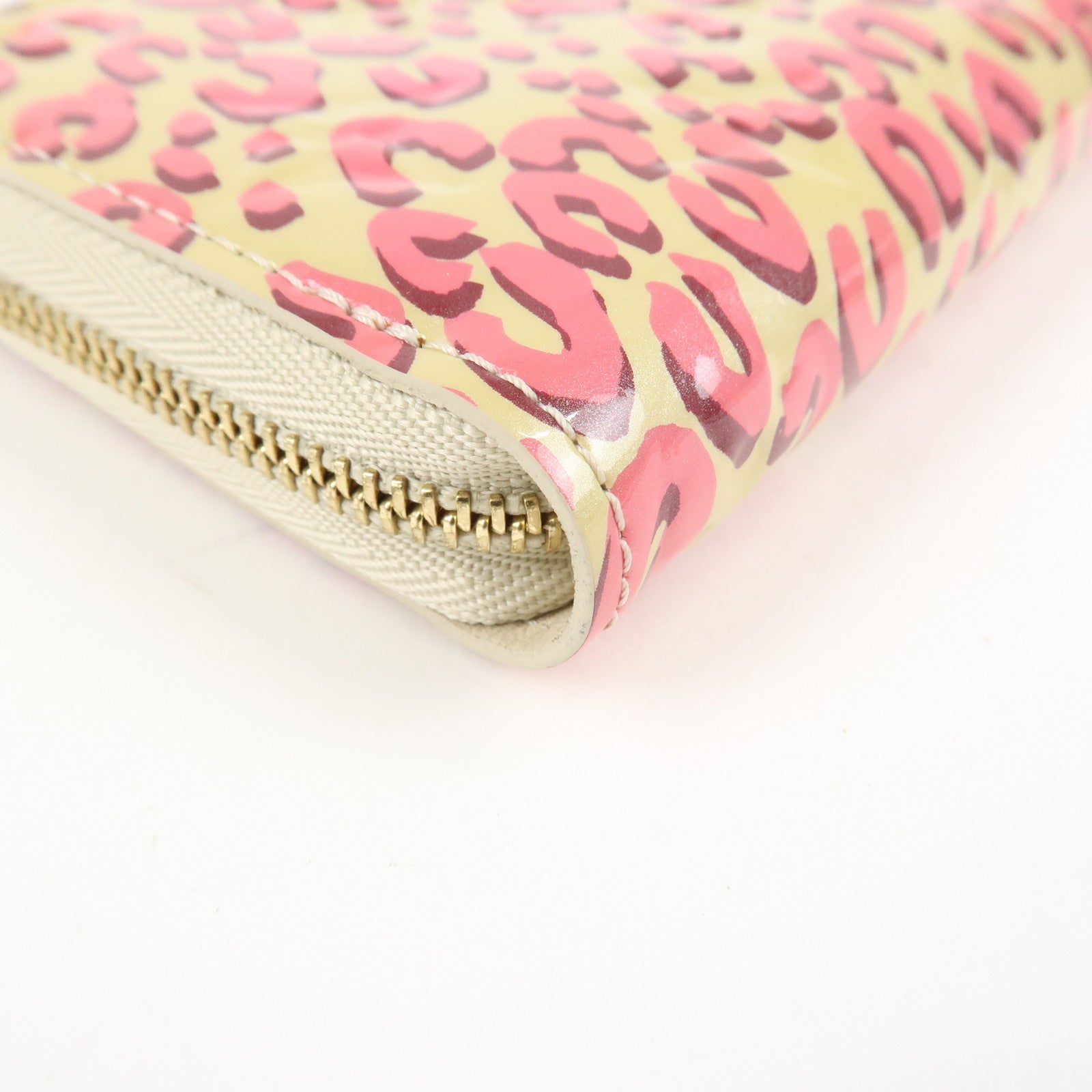 Louis Vuitton Monogram Vernis Leopard Zippy Coin Purse M91484 Used