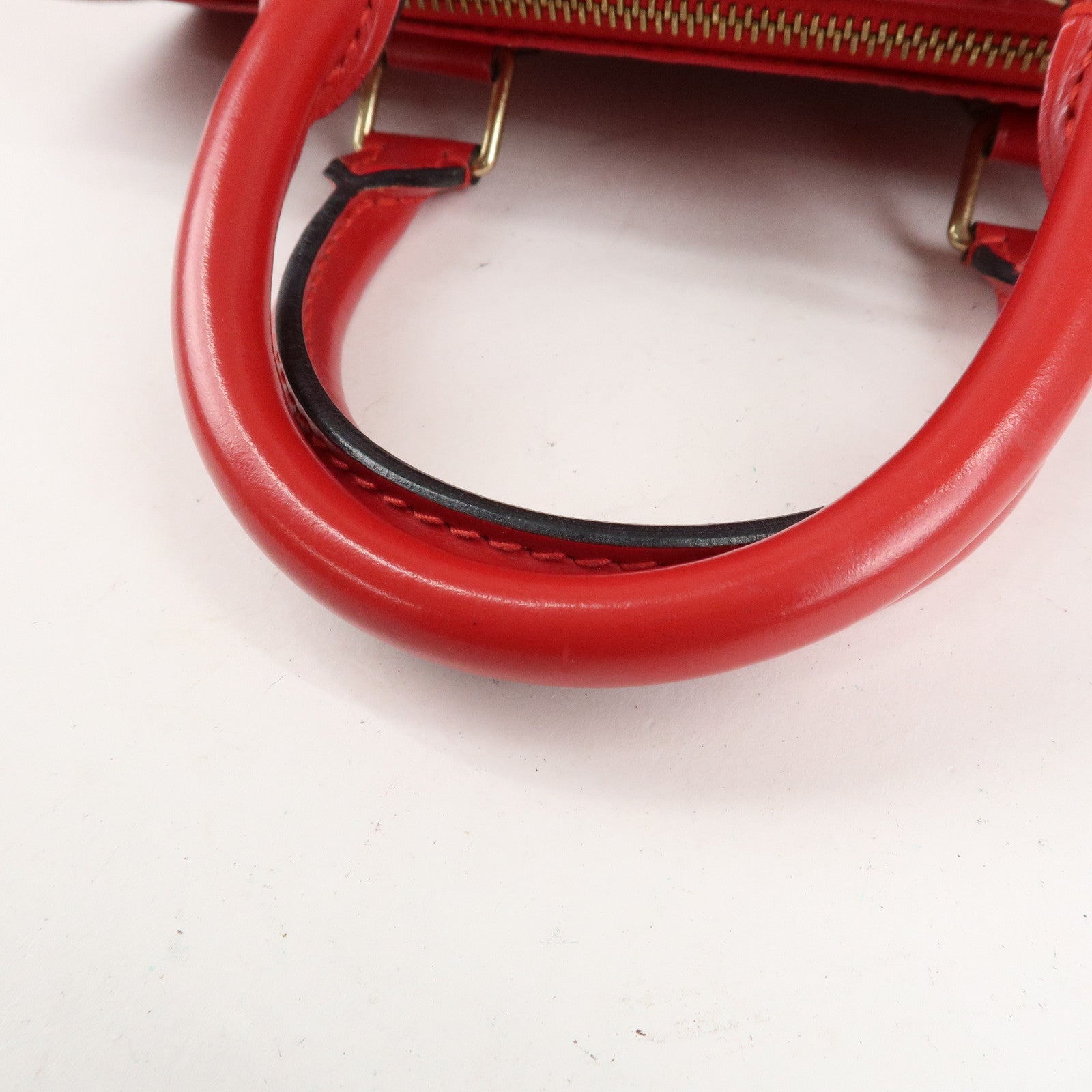 Louis Vuitton Epi Speedy 25 Hand Bag Castilian Red M43017 Used