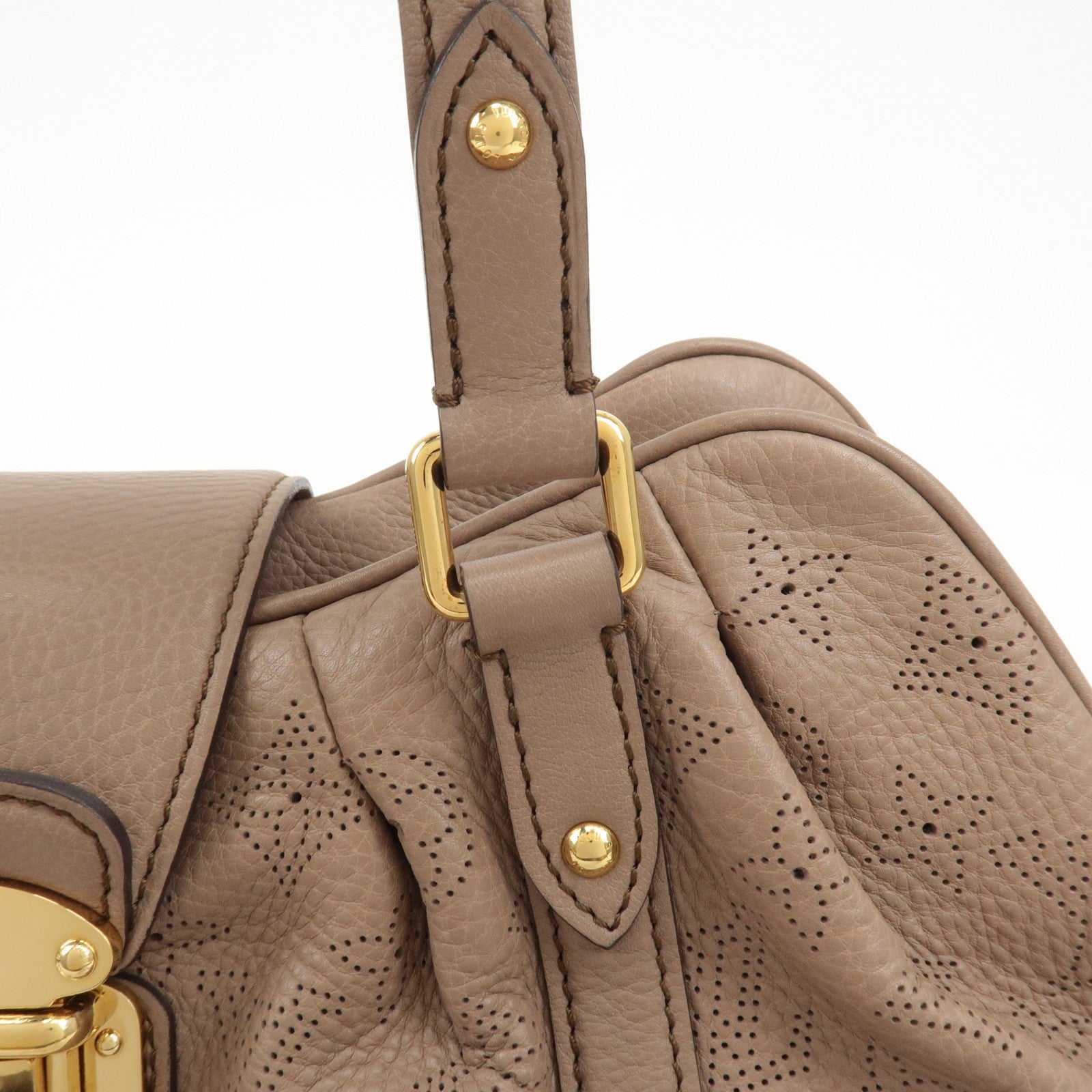 Louis Vuitton Monogram Mahina Lunar PM Shoulder Bag Sables M93433 Used