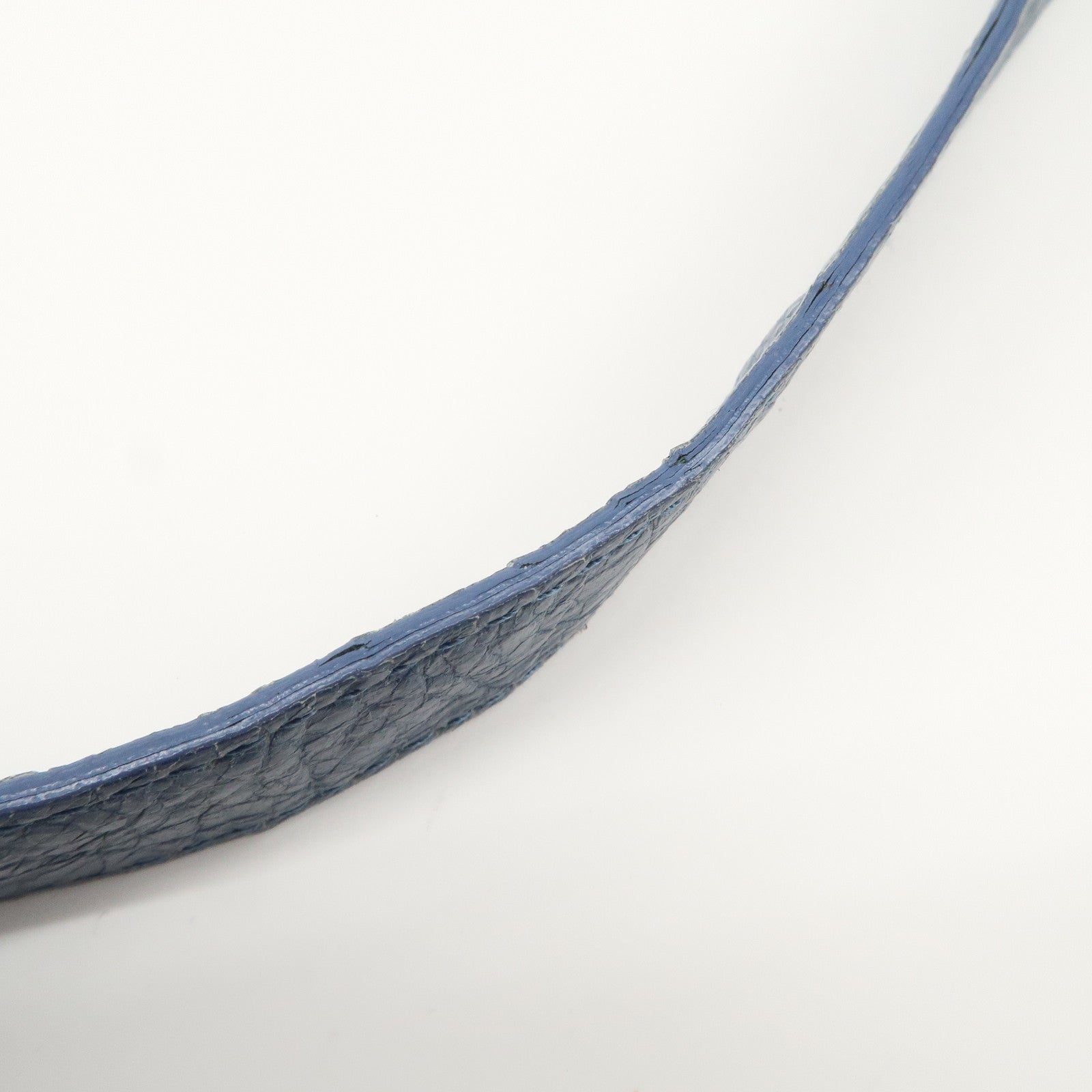 BALENCIAGA Classic Mini Twiggy Leather 2Way Bag Blue 327103 Used